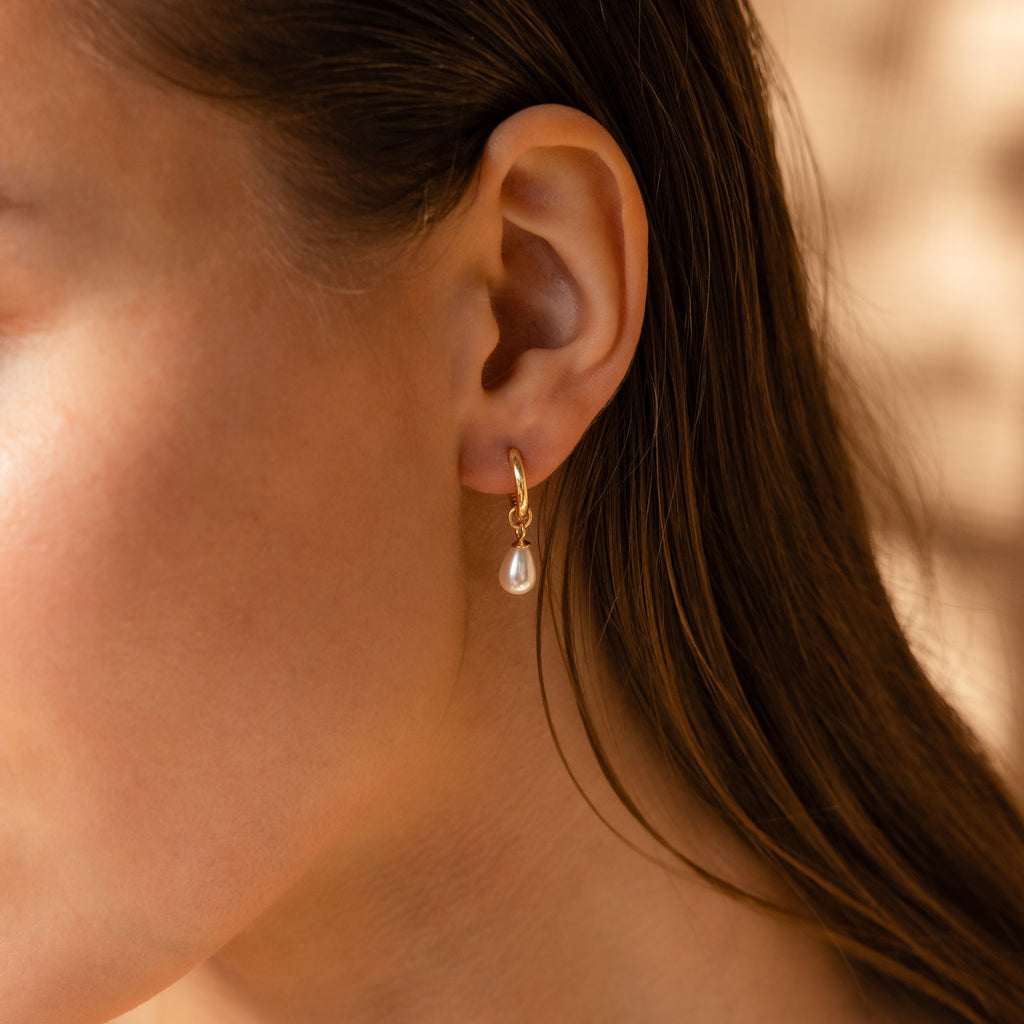 Delicate Pearl Earrings