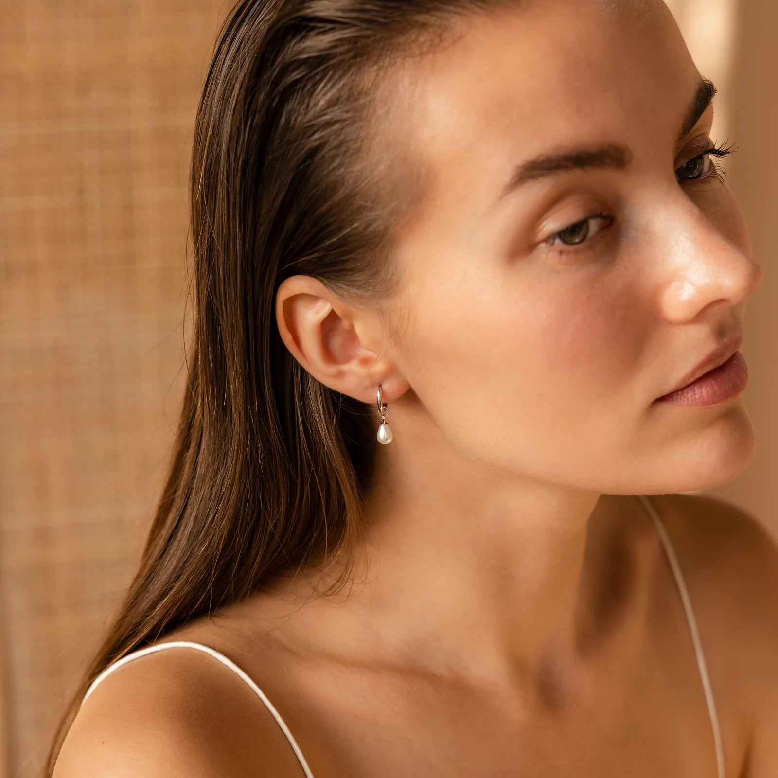 Delicate Pearl Earrings