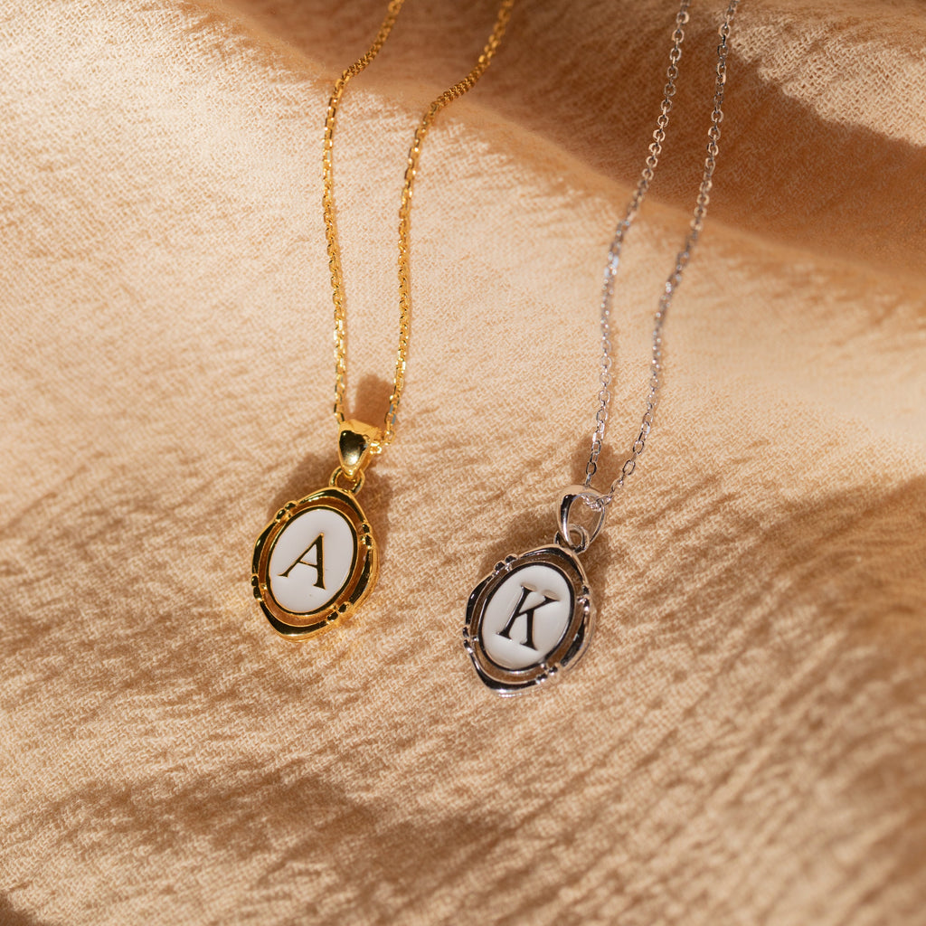 Necklace with Harmony Initial Pendant