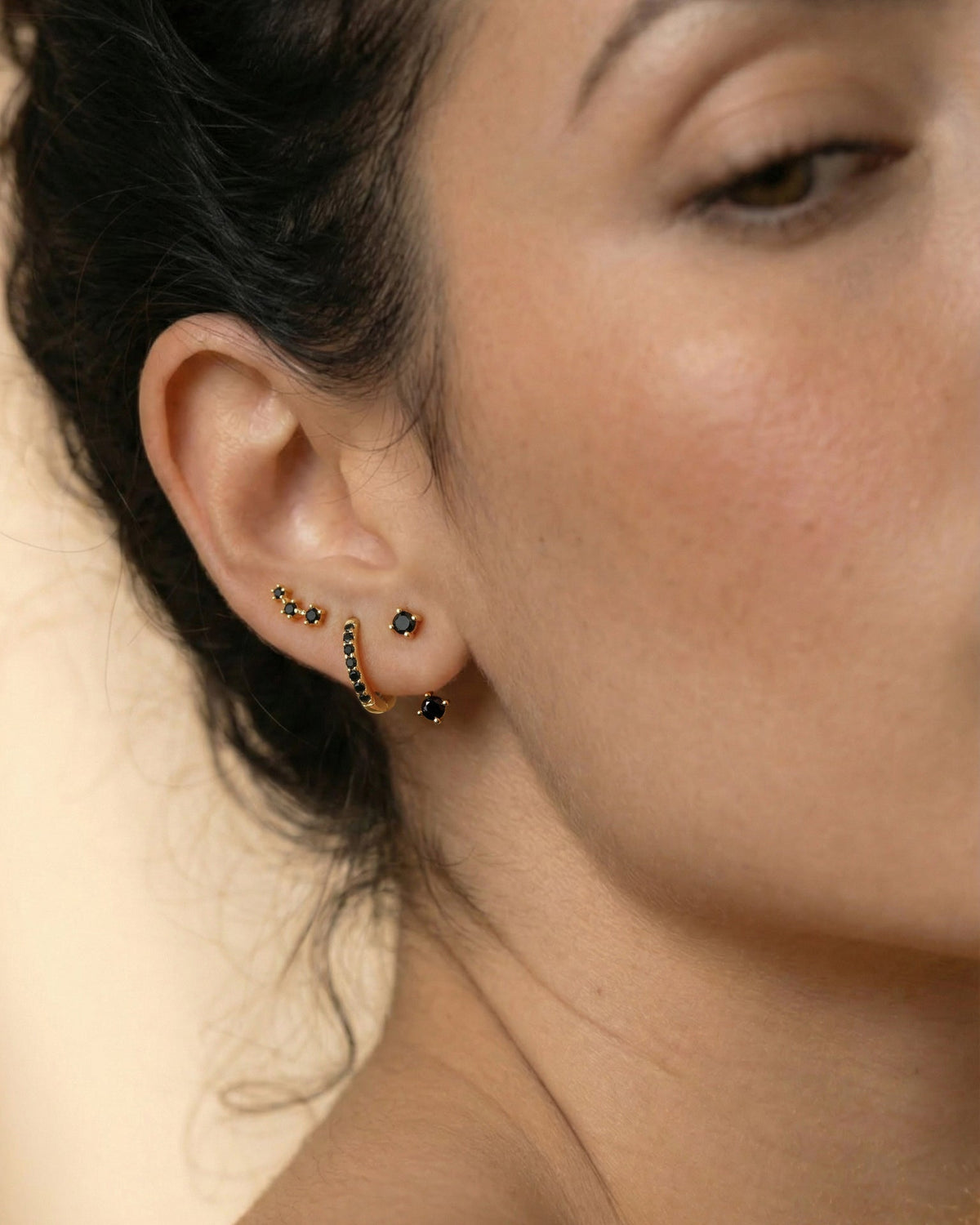 Onyx earring set