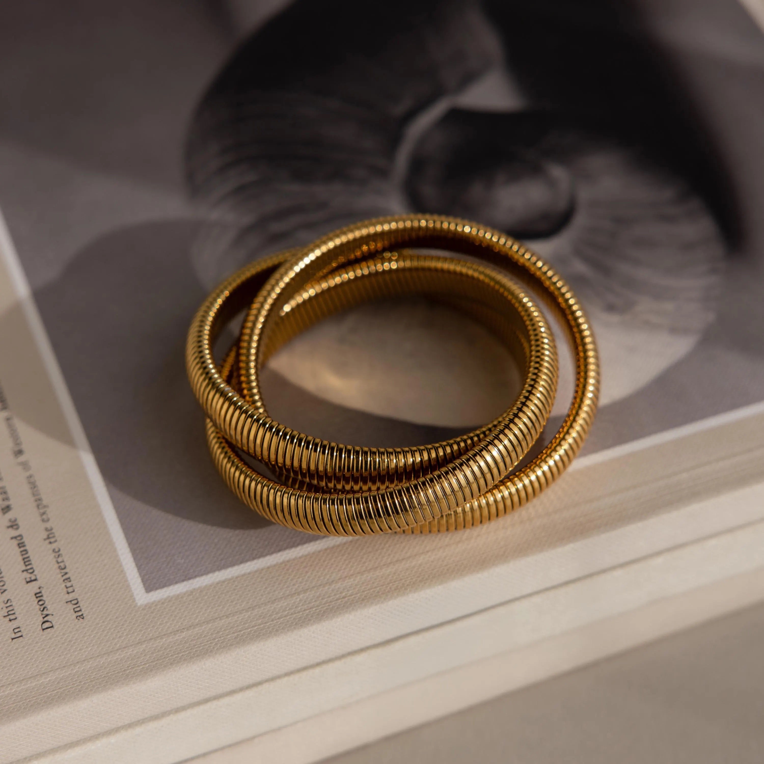Timeless Bracelet with Engraved Finish