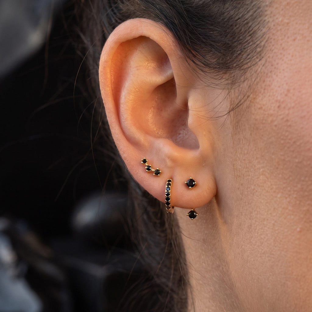 Onyx earring set