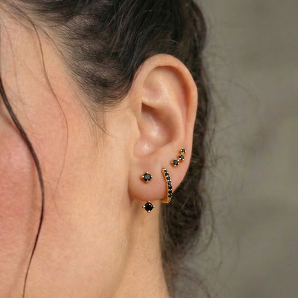 Onyx earring set