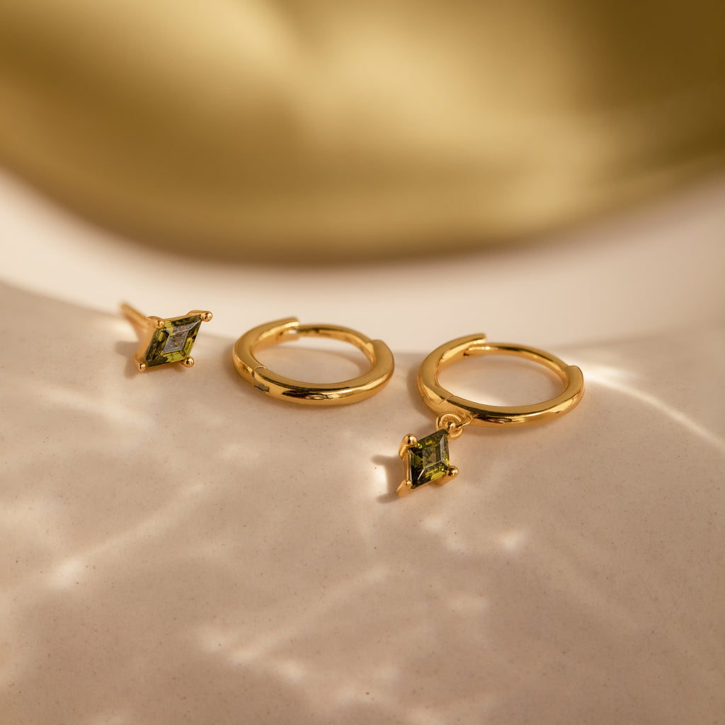 Green Breeze earring set