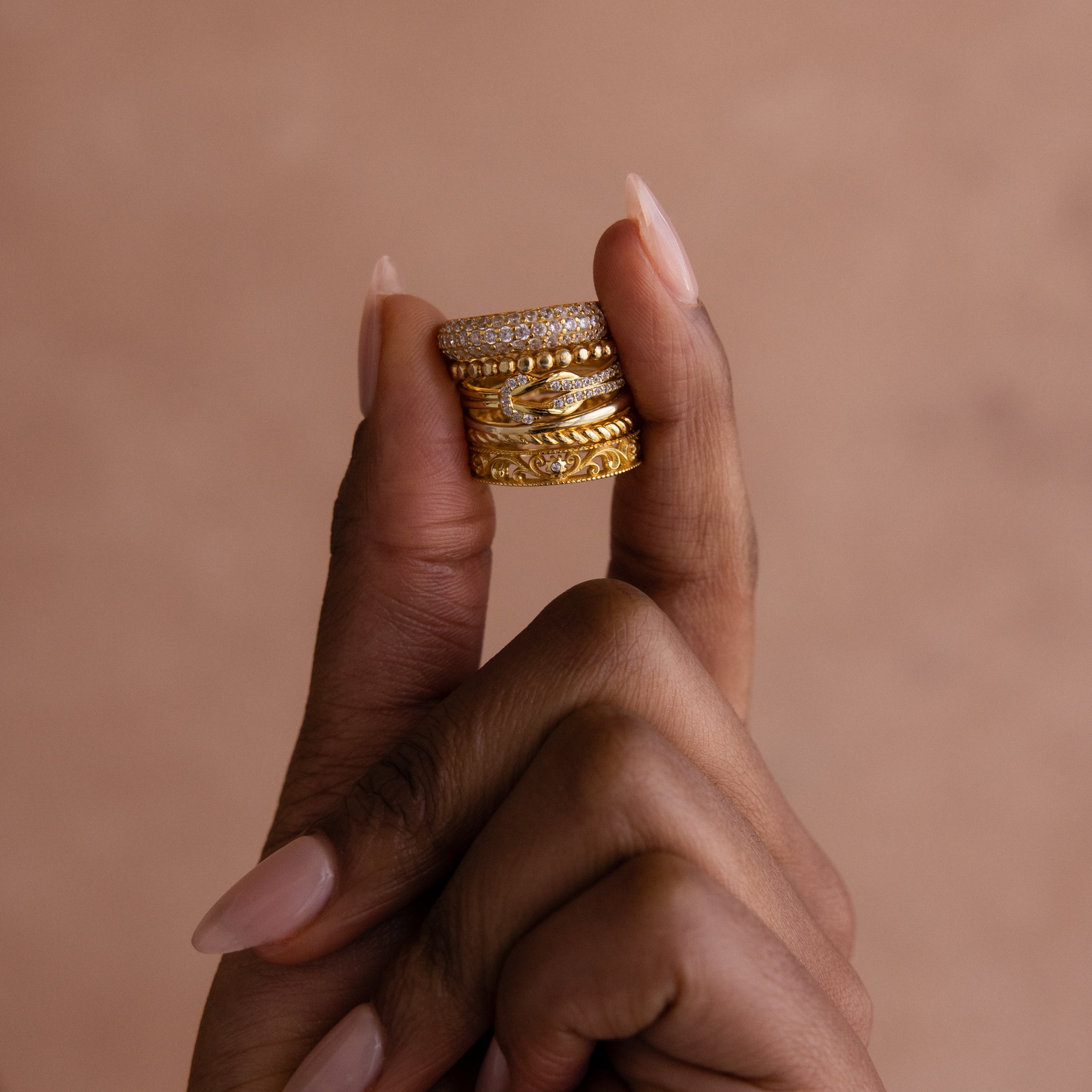 Brilliant Connection Ring
