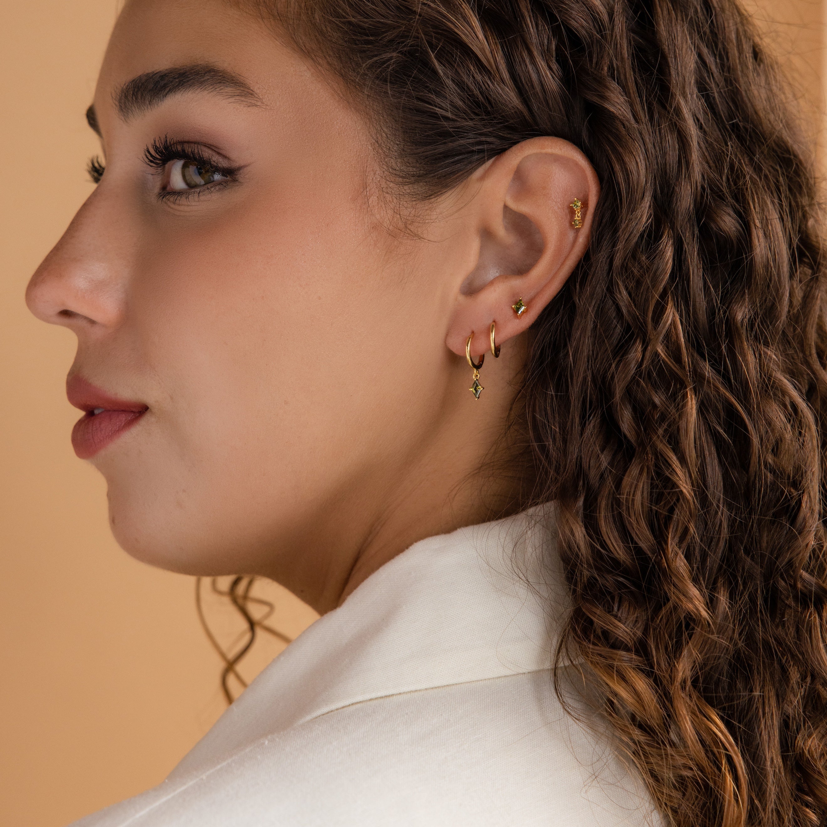 Green Breeze earring set