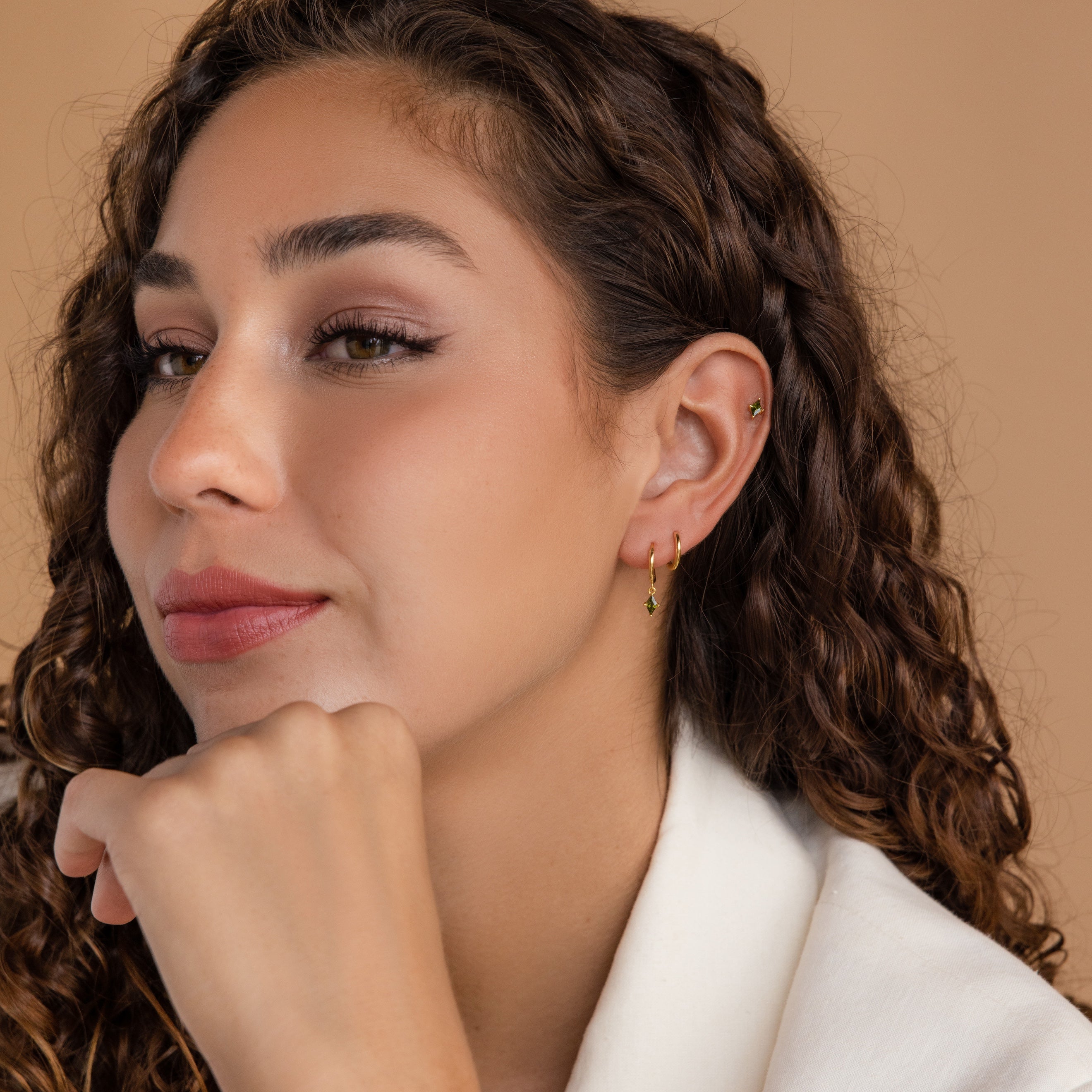 Green Breeze earring set