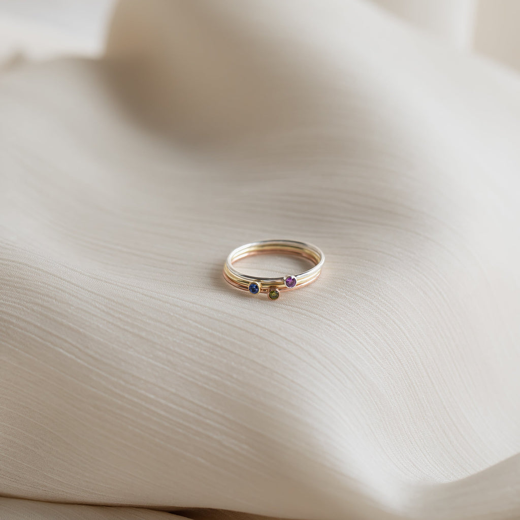 Clara birthstone ring