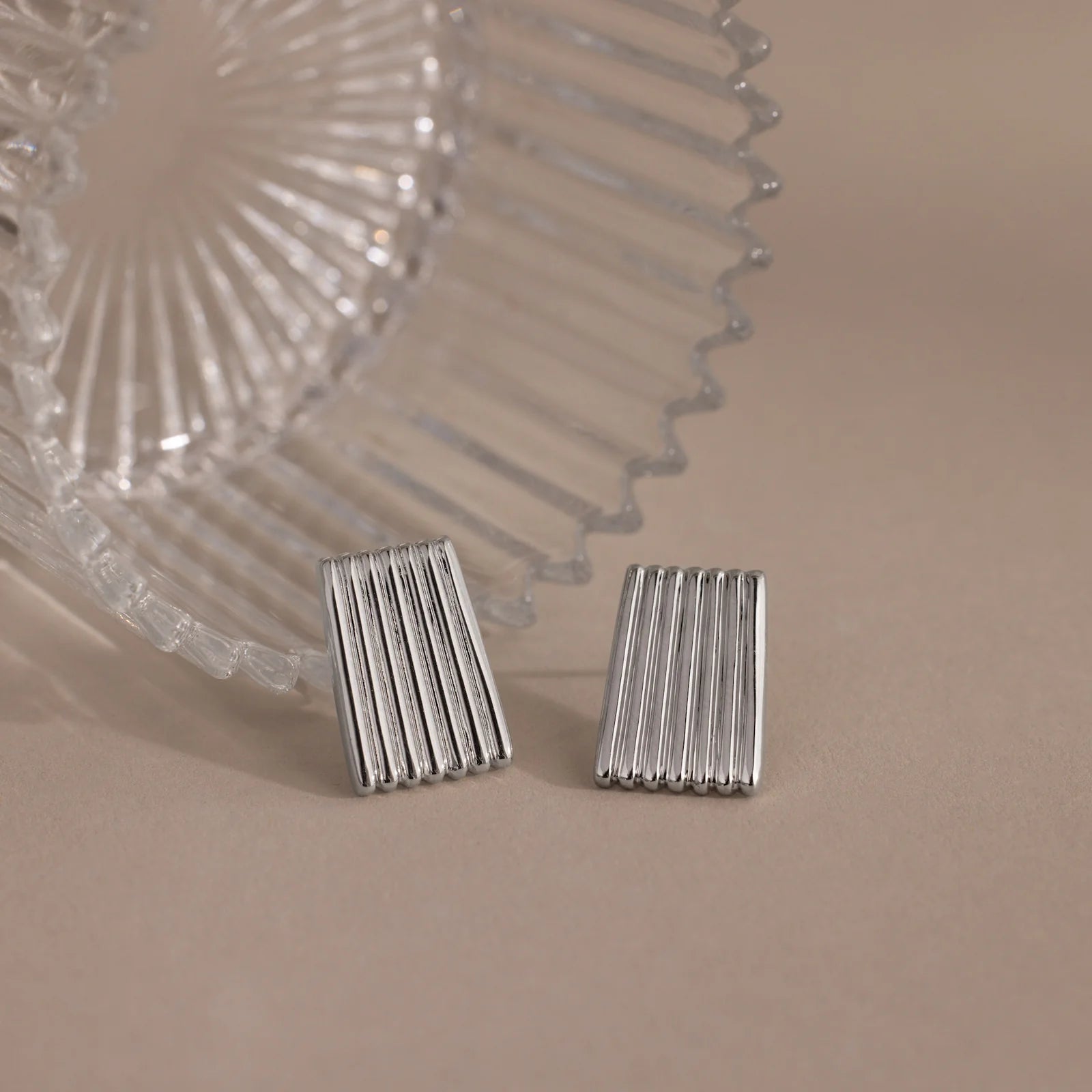 Textured Column Earring