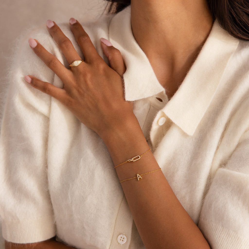 Pavé-Armband "Connection"