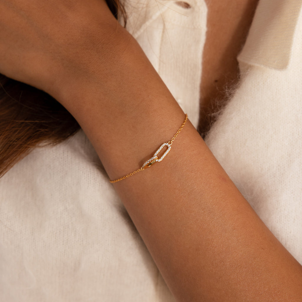 Pavé-Armband "Connection"