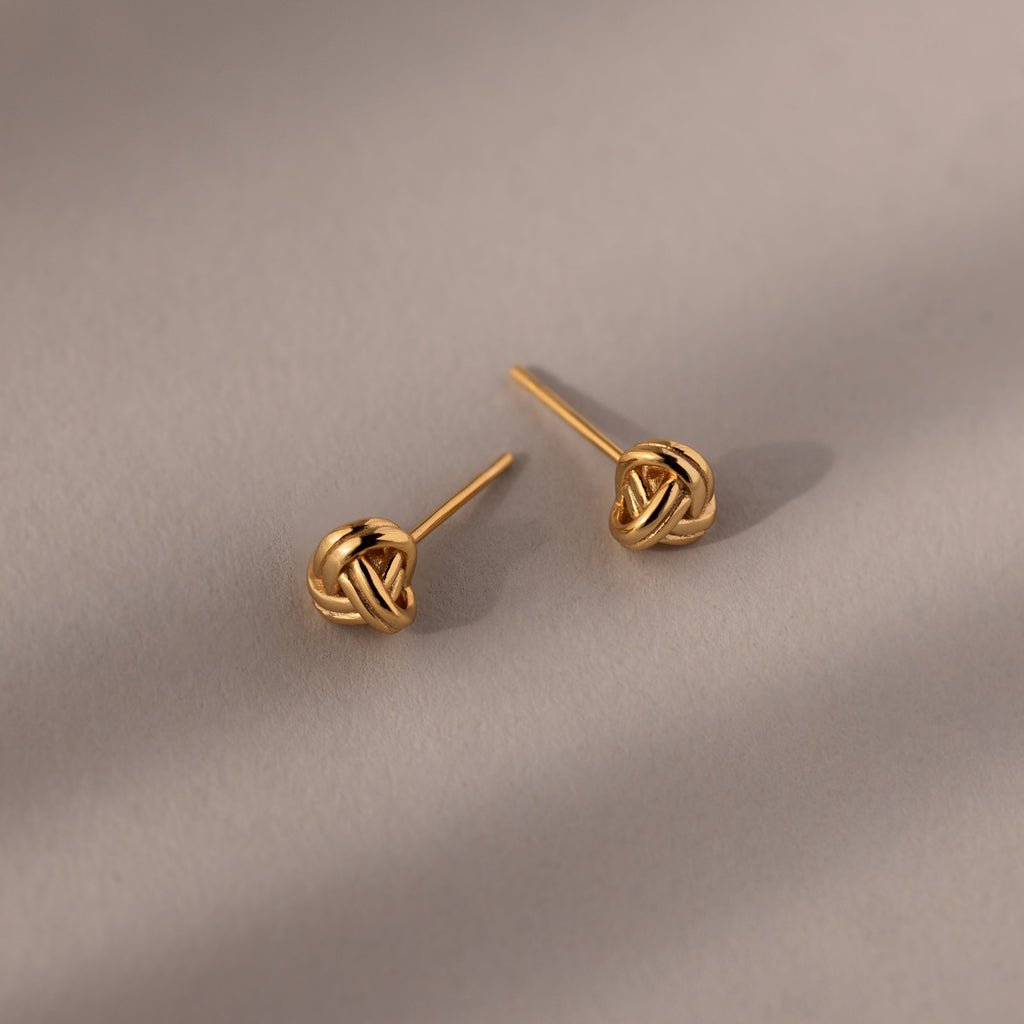 Celeste knot earrings