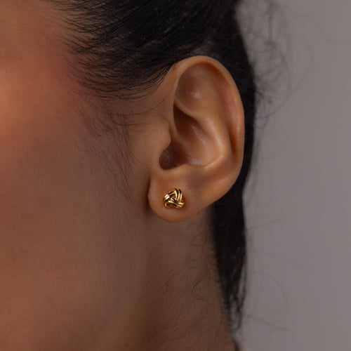 Celeste knot earrings