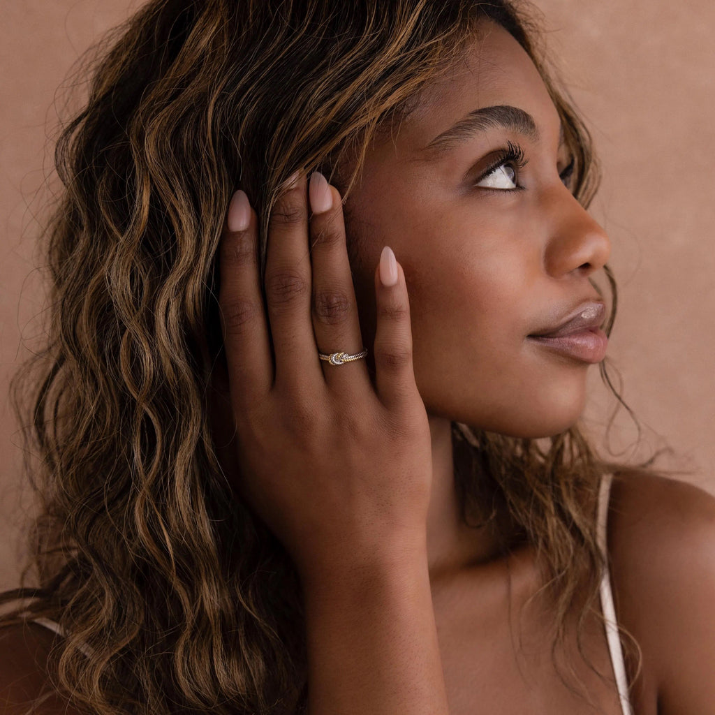 Harmony Dual Ring in Gold and Silver