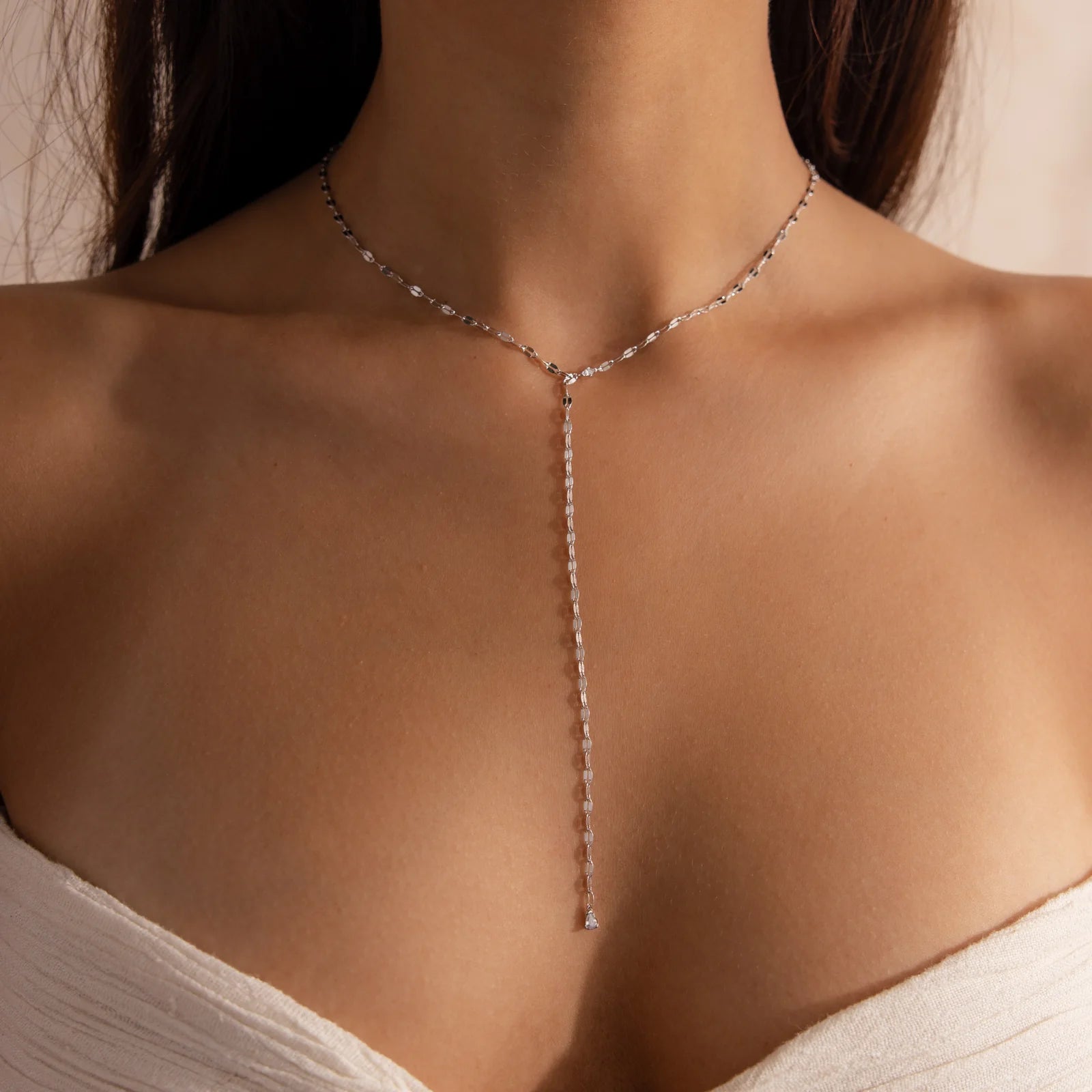 Noemi Necklace with Sparkling Stones
