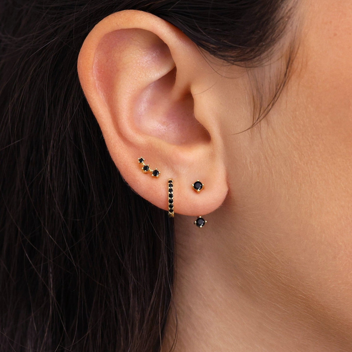 Onyx earring set