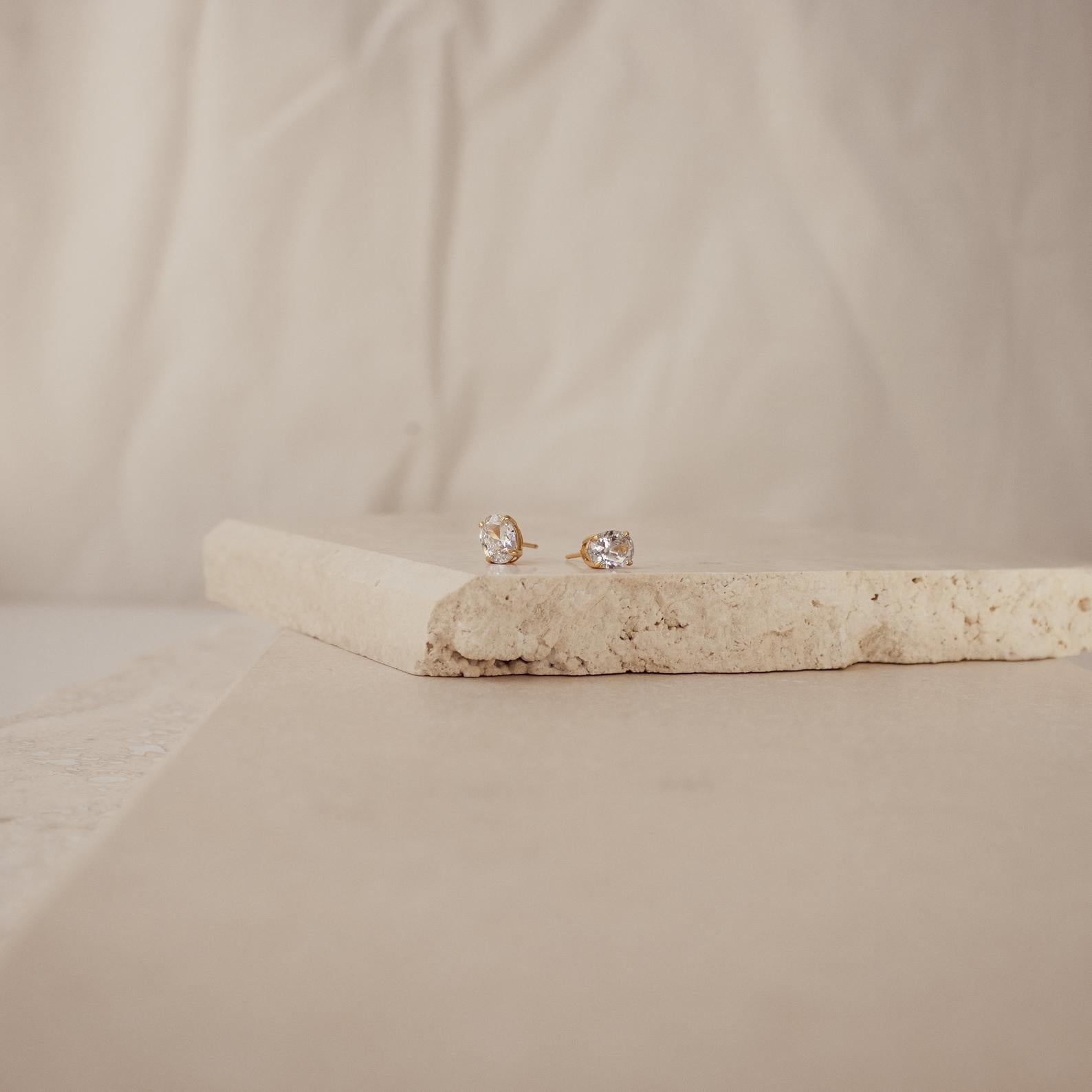 Celeste Oval Earrings