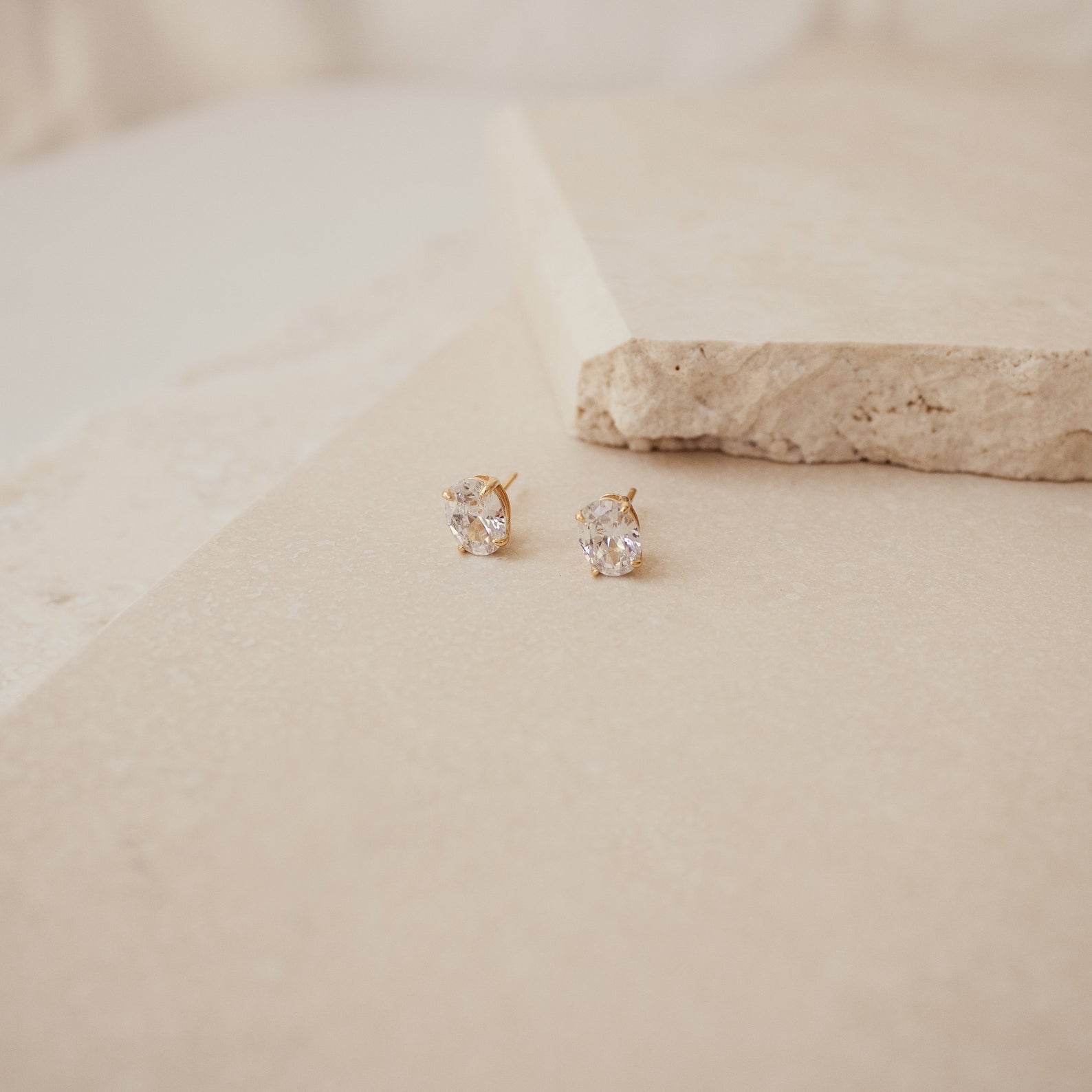Celeste Oval Earrings