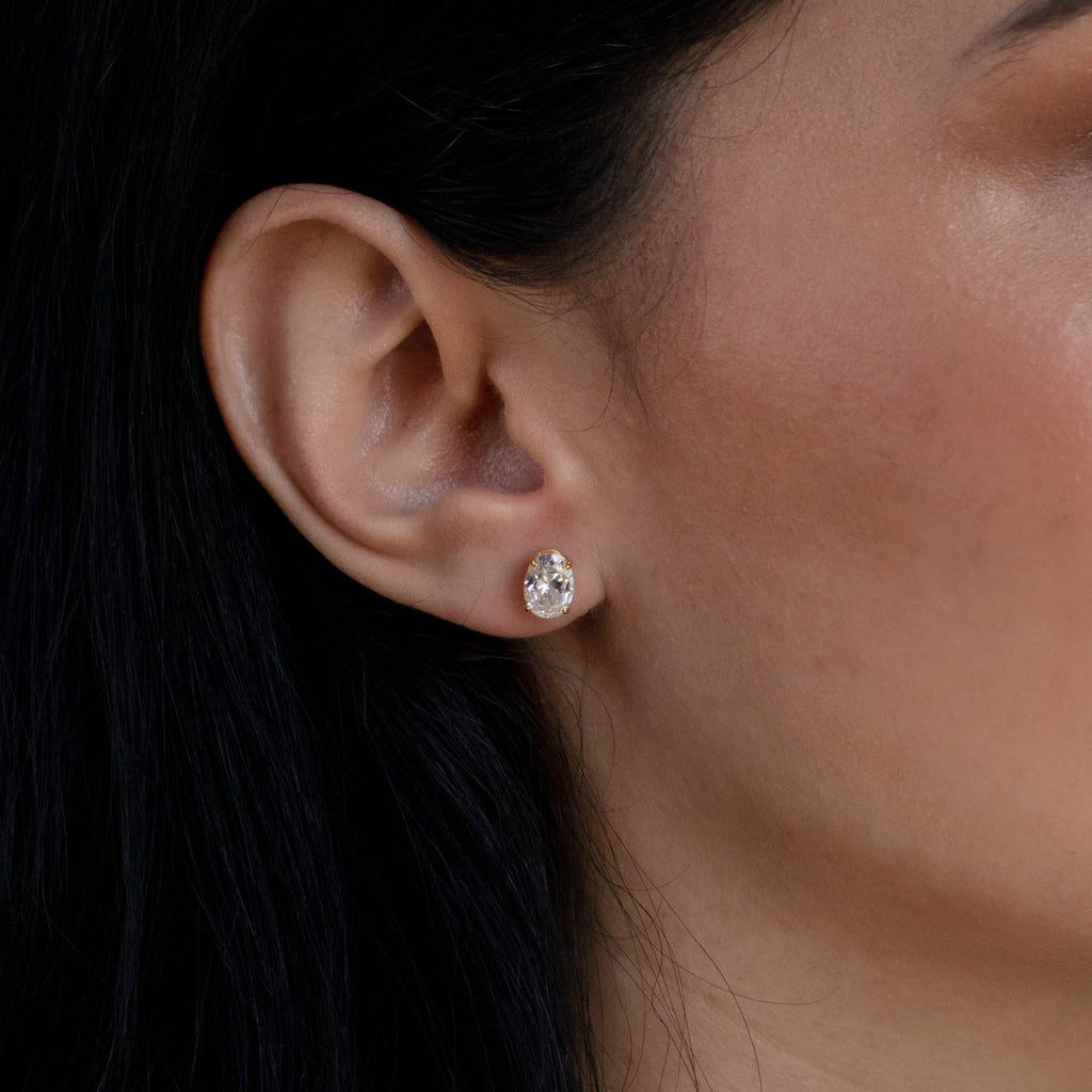 Celeste Oval Earrings