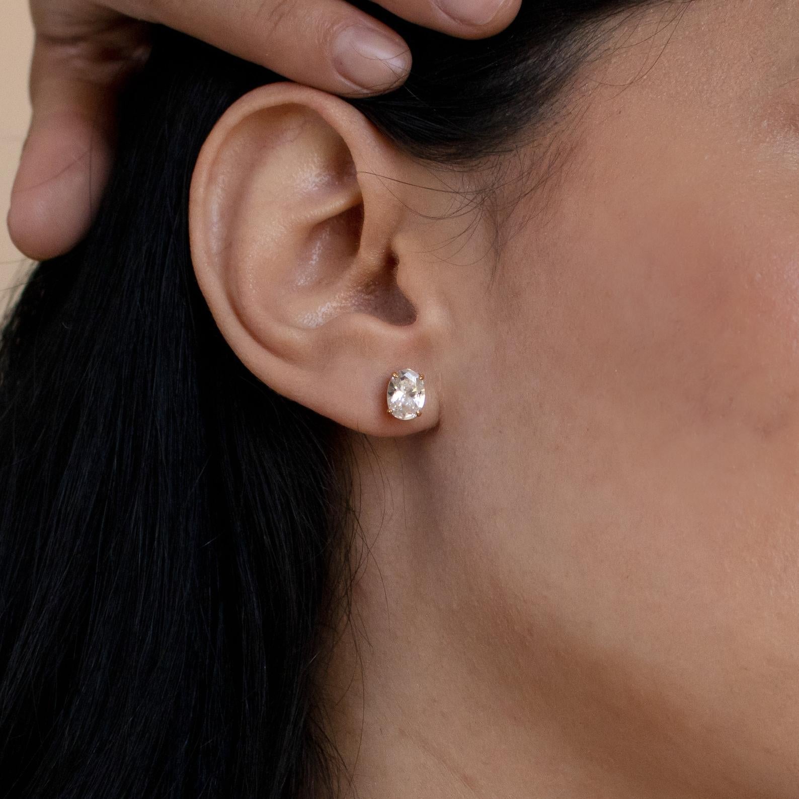 Celeste Oval Earrings