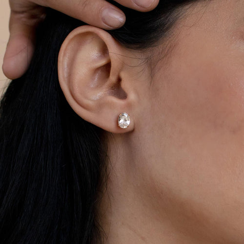 Celeste Oval Earrings