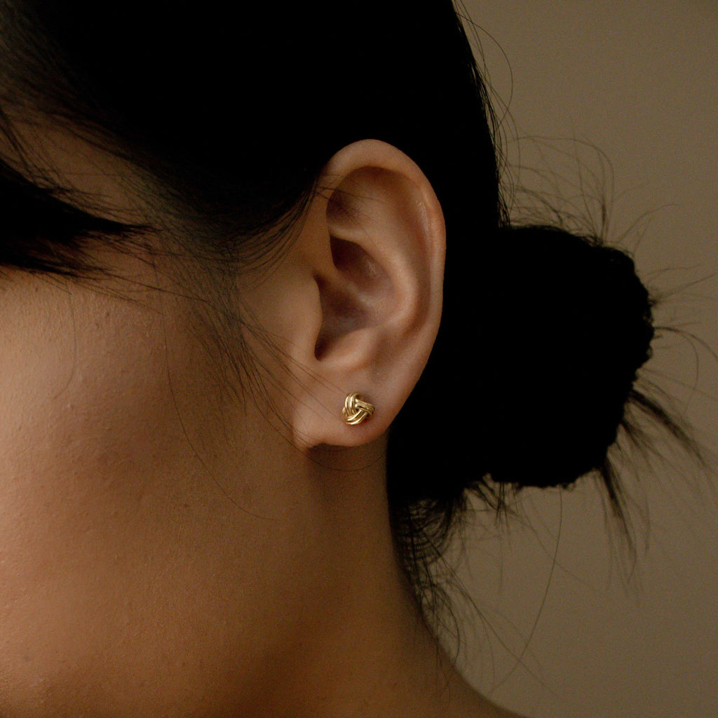 Celeste knot earrings
