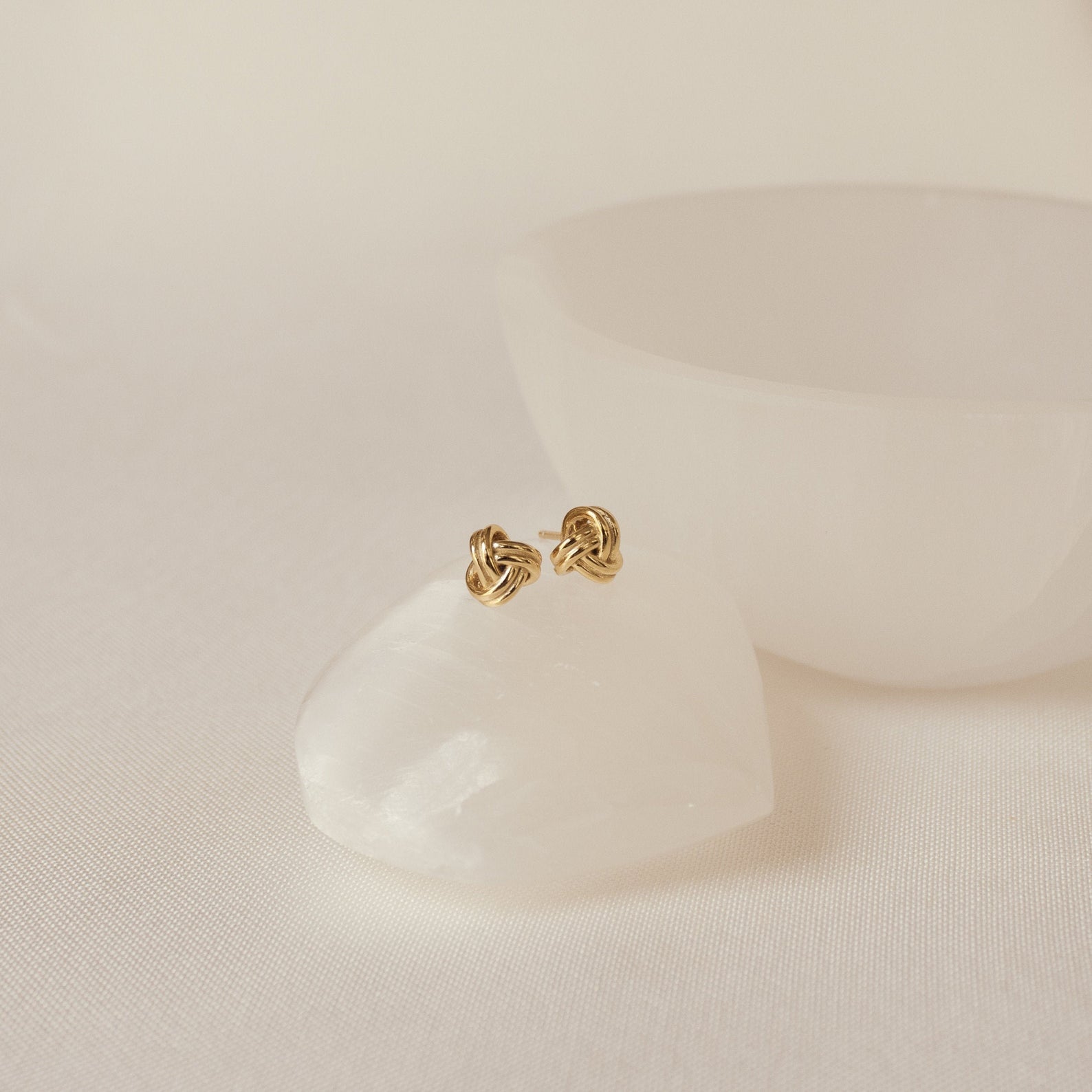 Celeste knot earrings