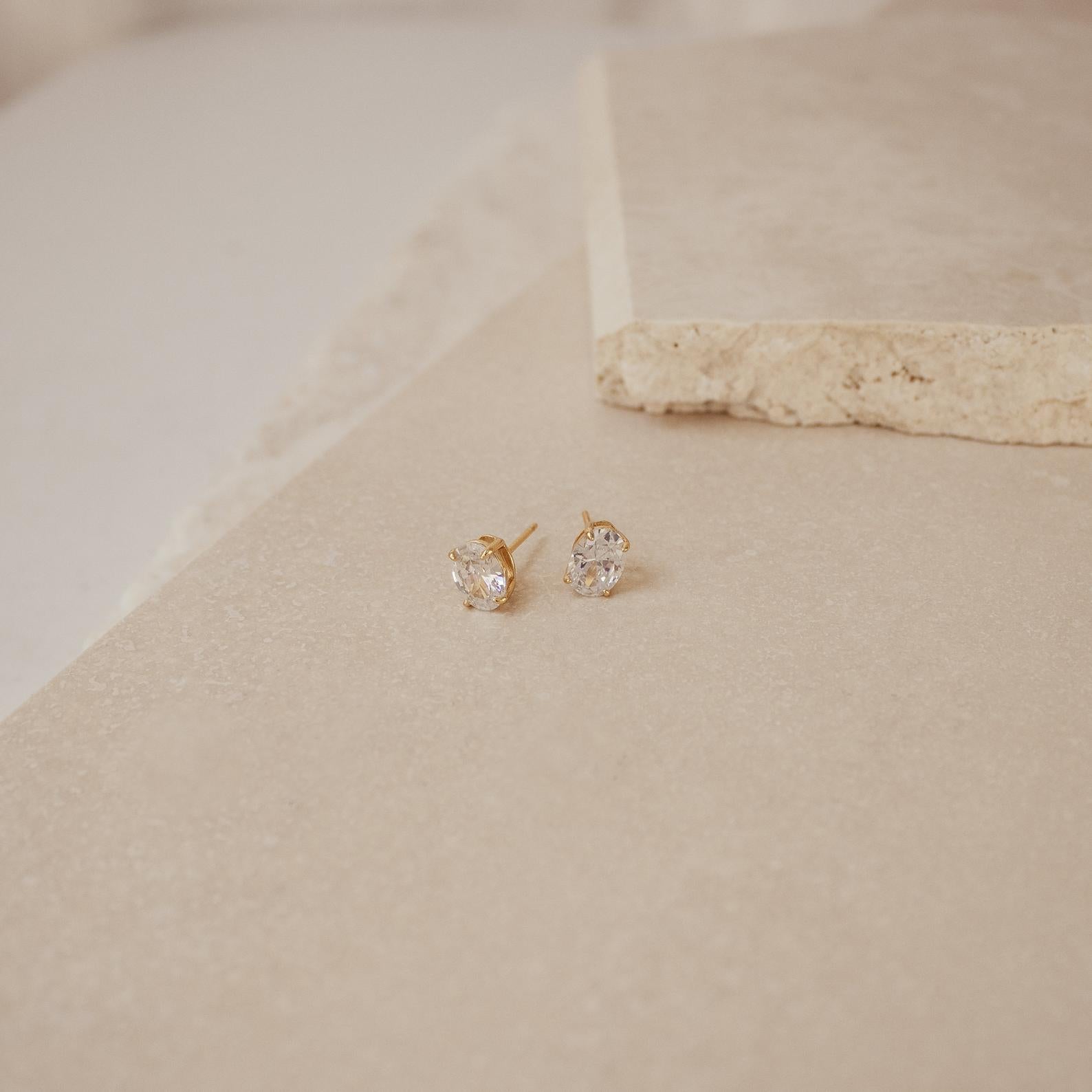 Celeste Oval Earrings