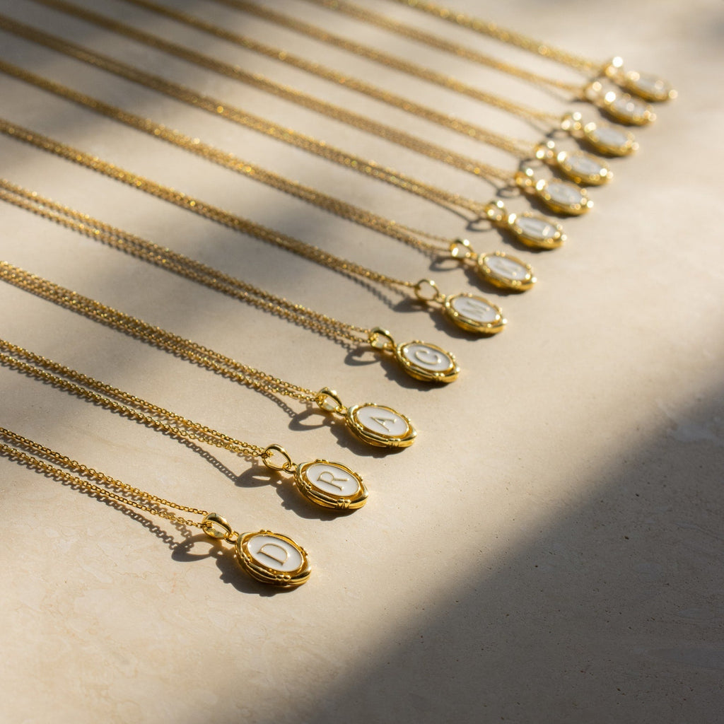 Necklace with Harmony Initial Pendant
