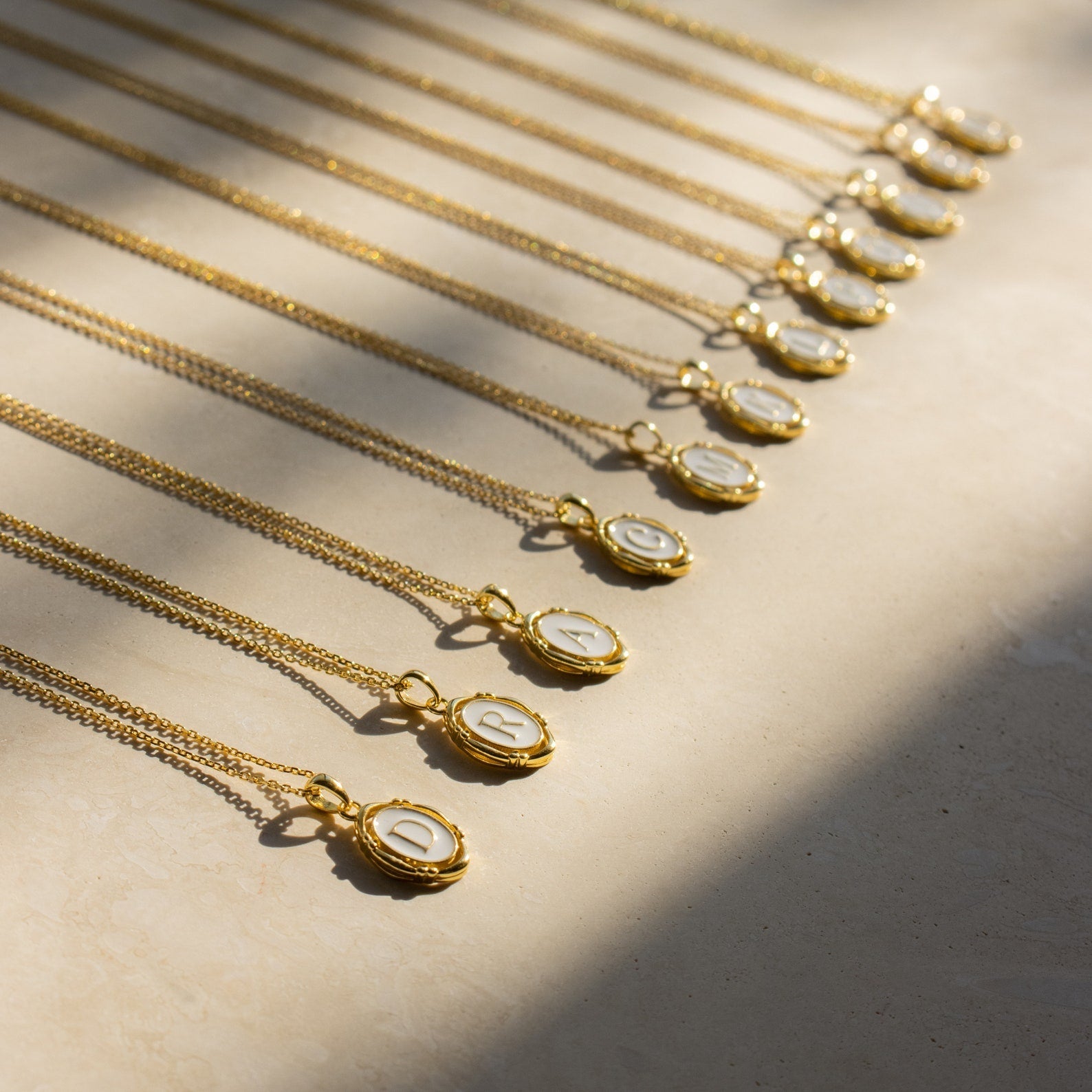 Necklace with Harmony Initial Pendant