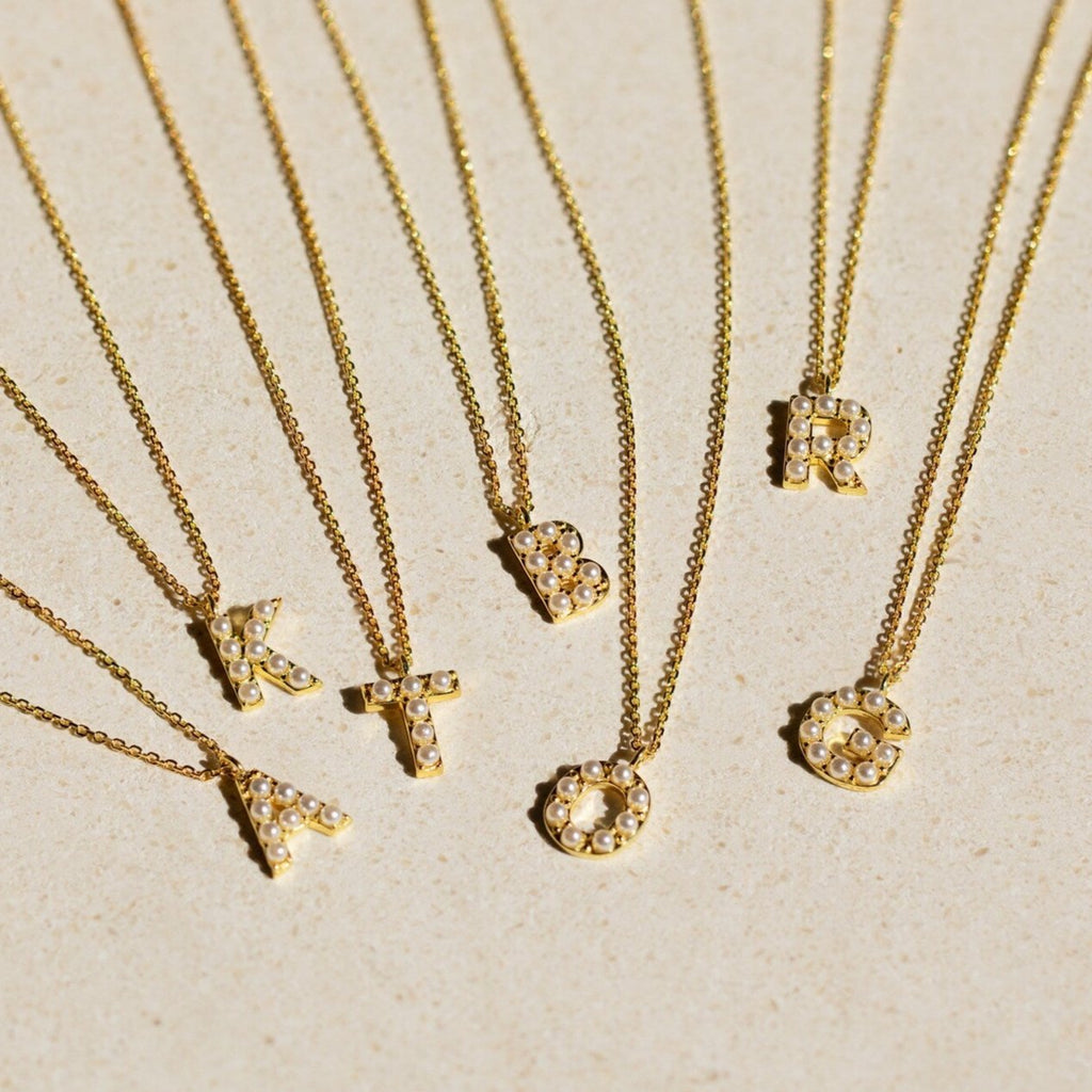 necklace with initial