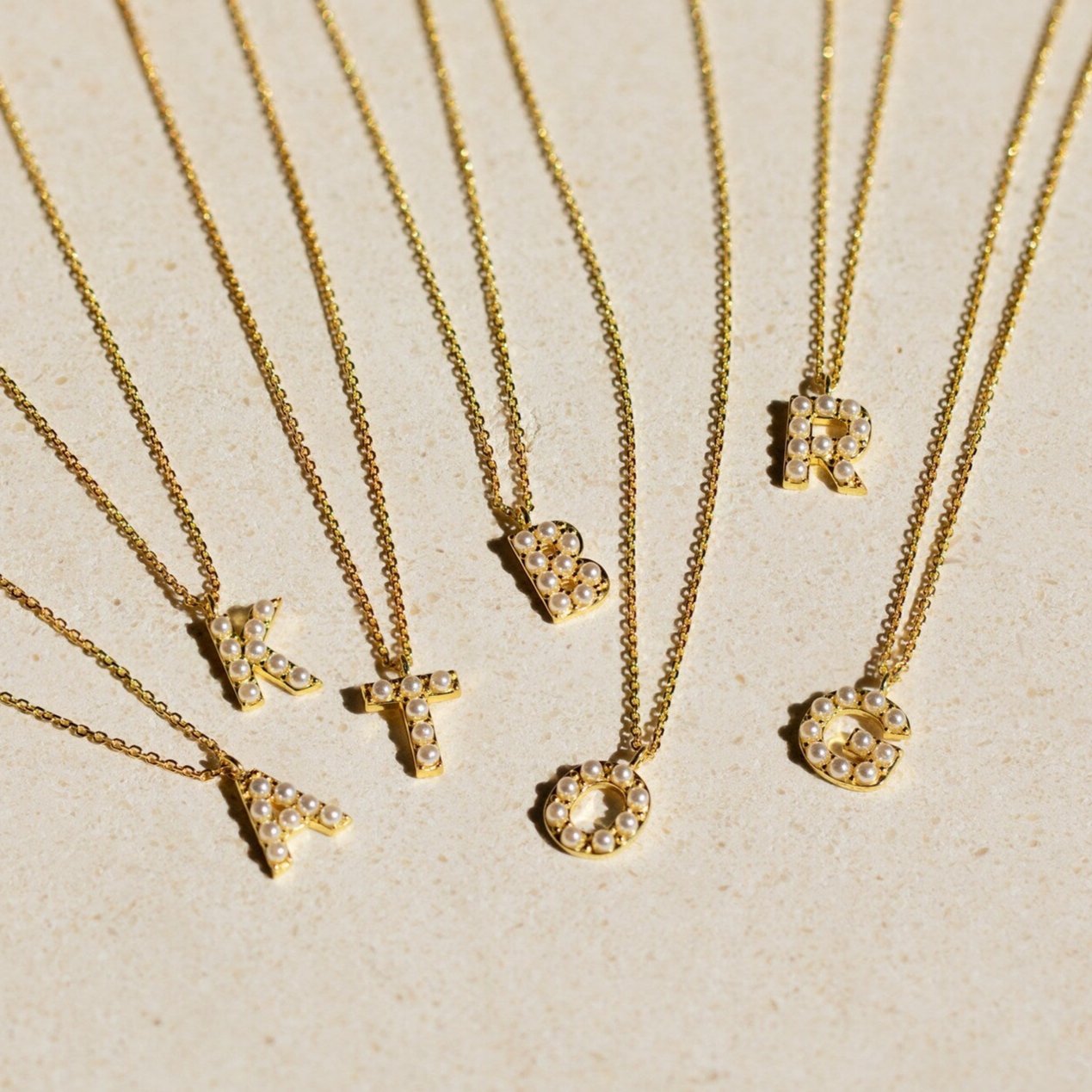 necklace with initial