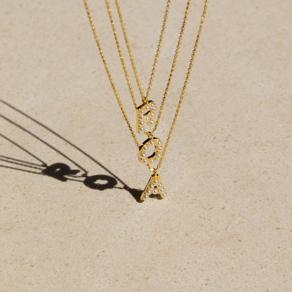 necklace with initial