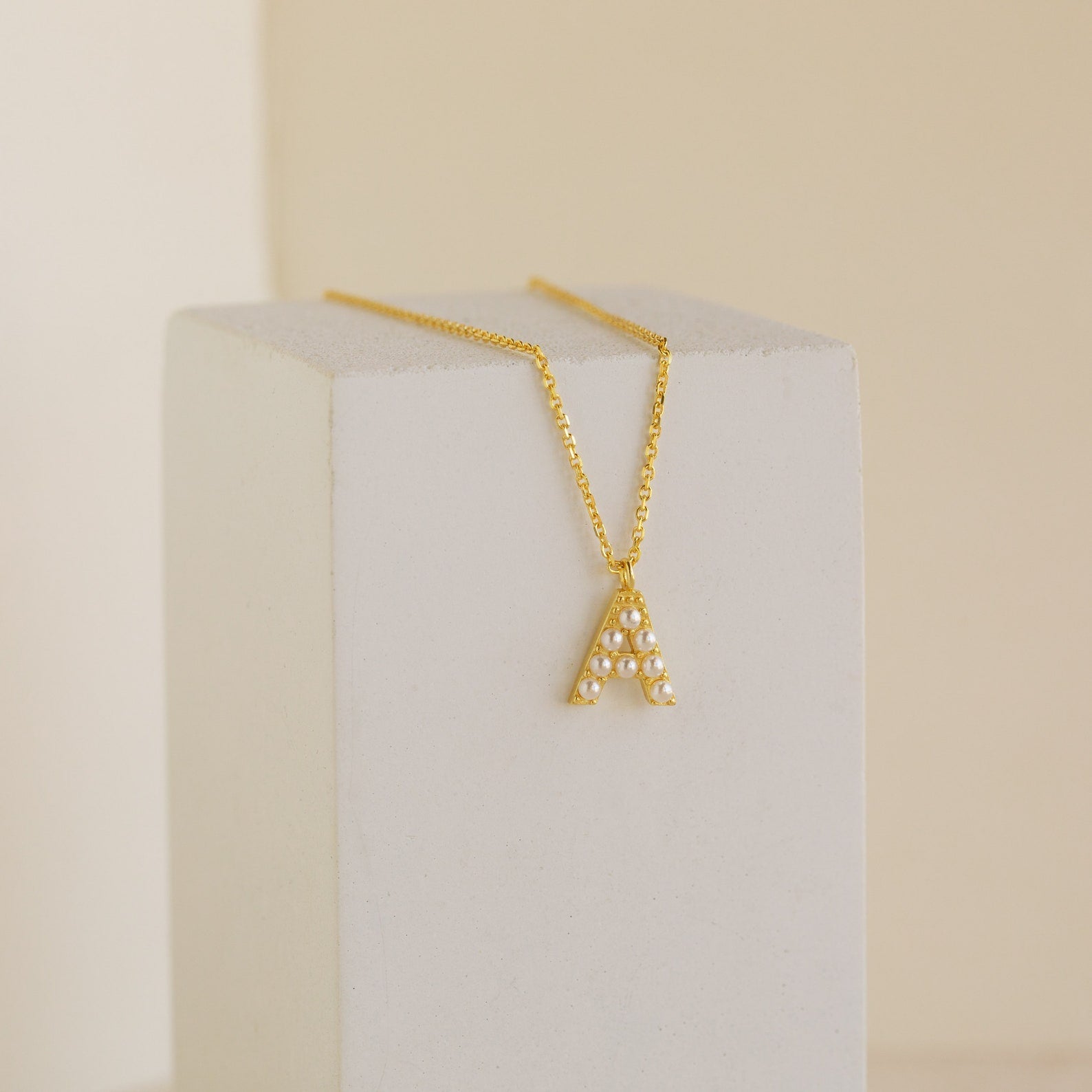 necklace with initial