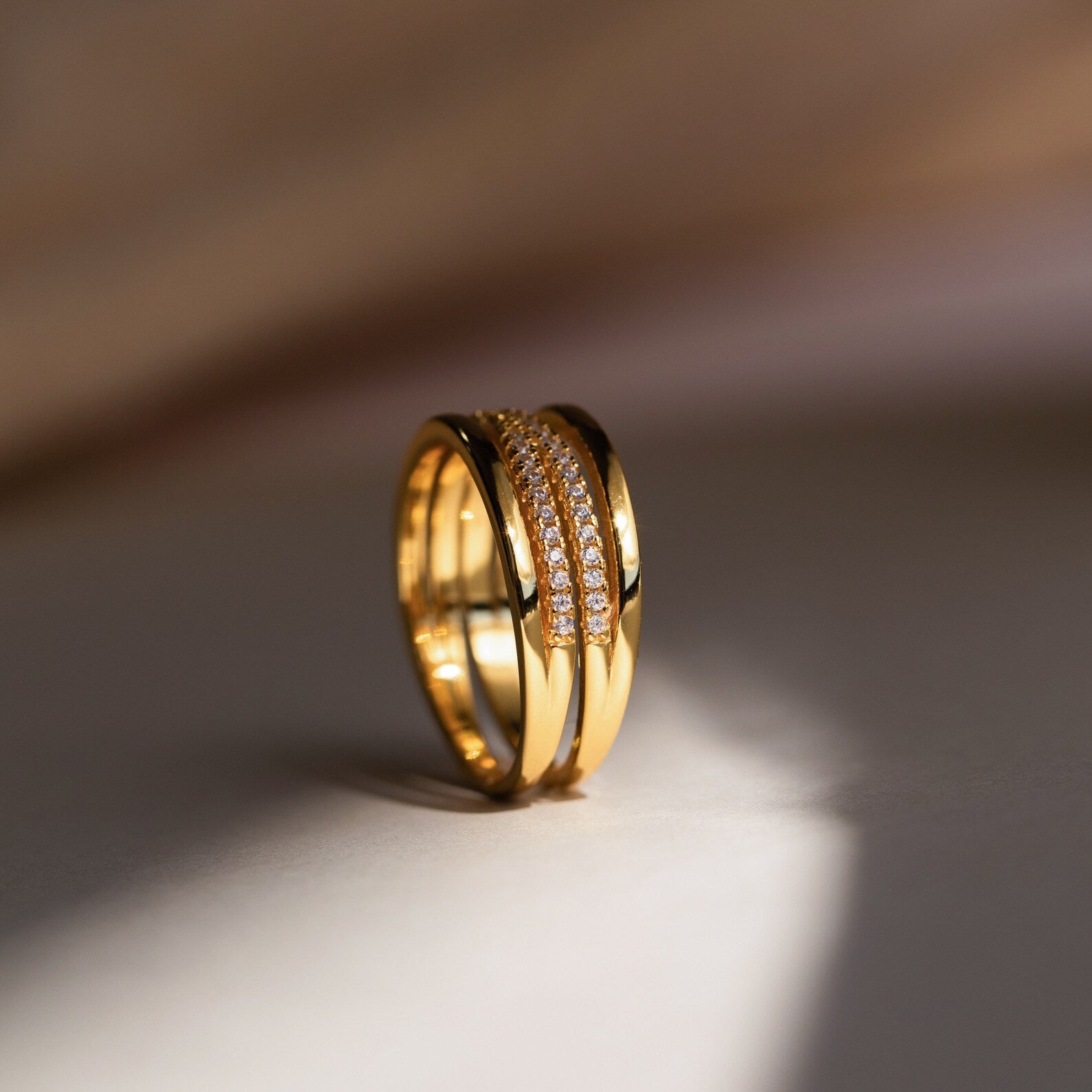Intertwined Shine Ring