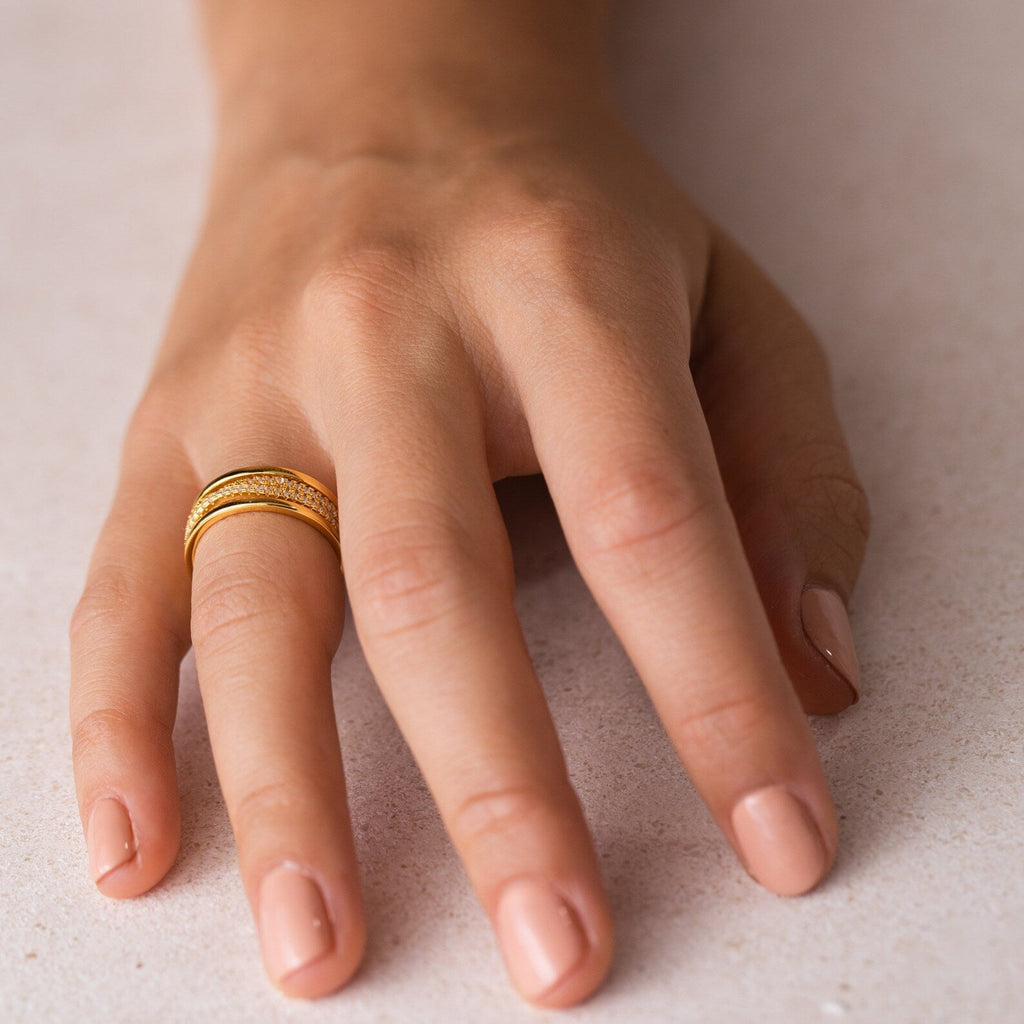 Intertwined Shine Ring