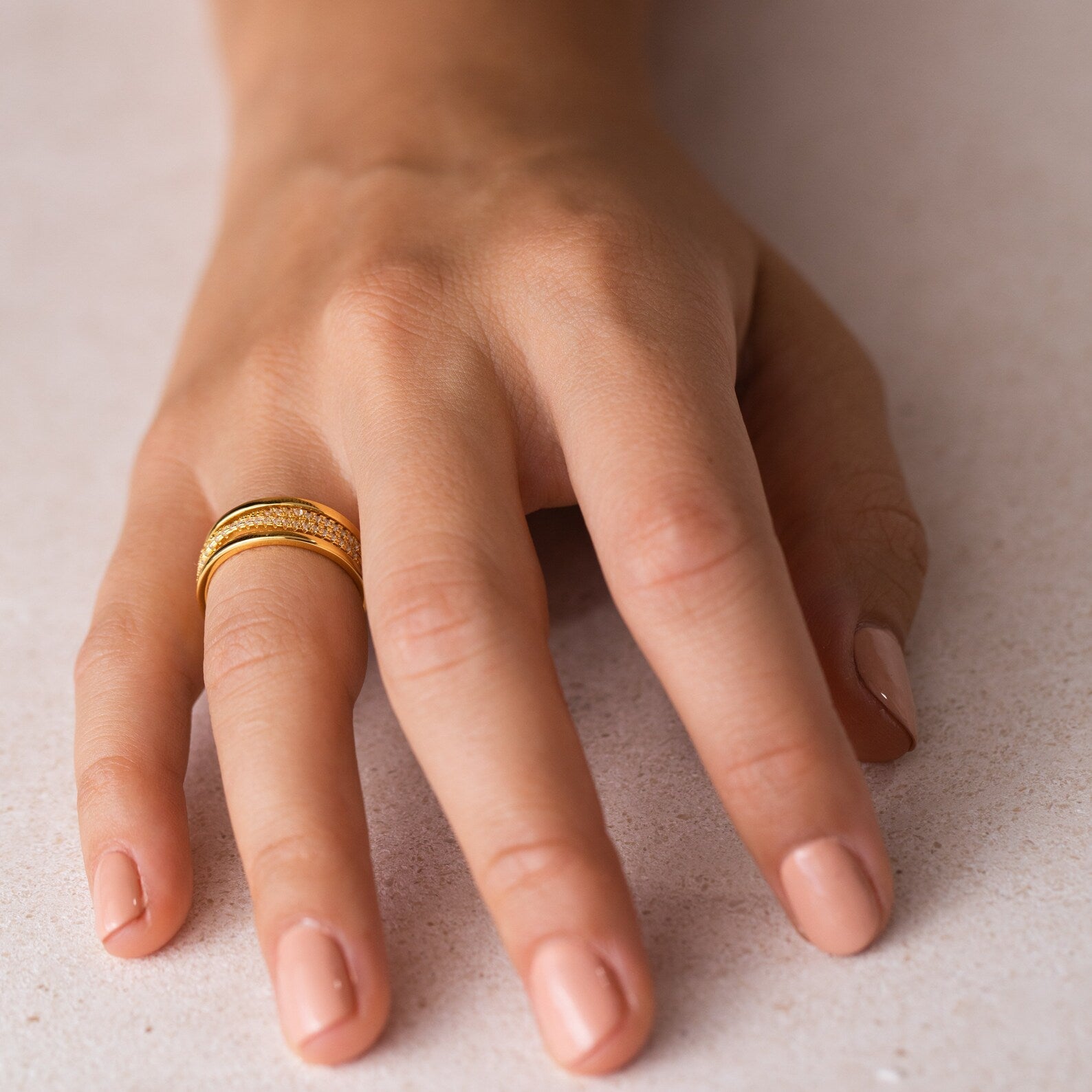 Intertwined Shine Ring
