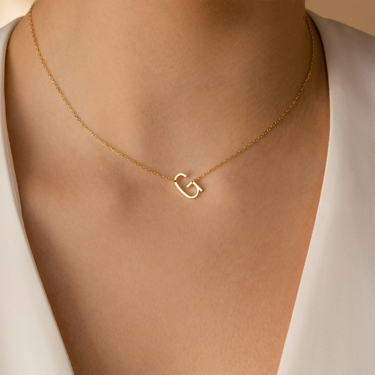 Celestial Letter Necklace
