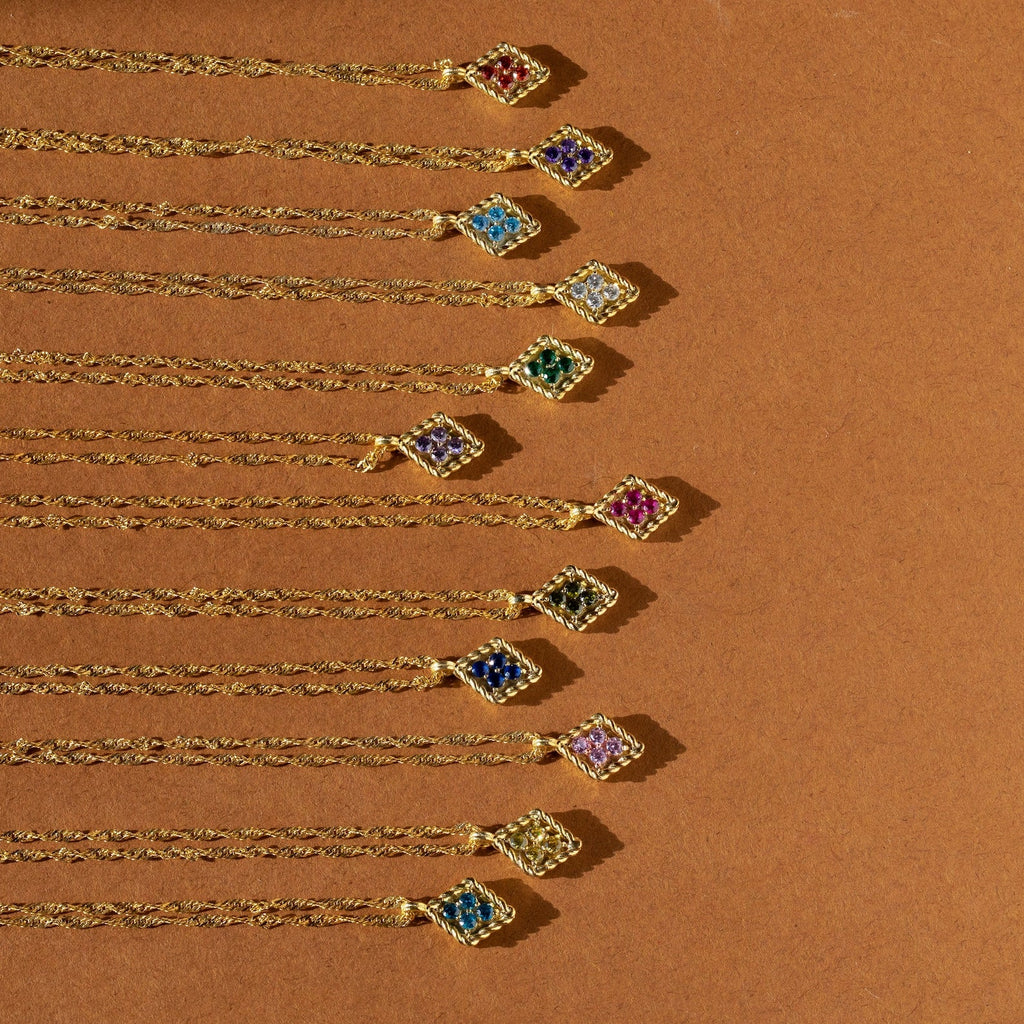 Stone of the Month Necklace