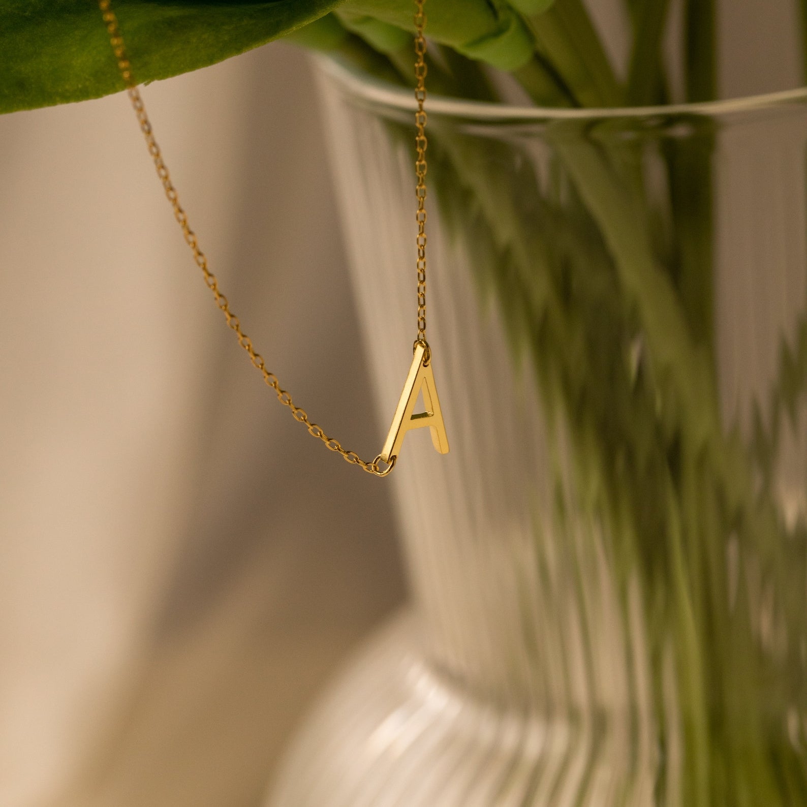 Celestial Letter Necklace