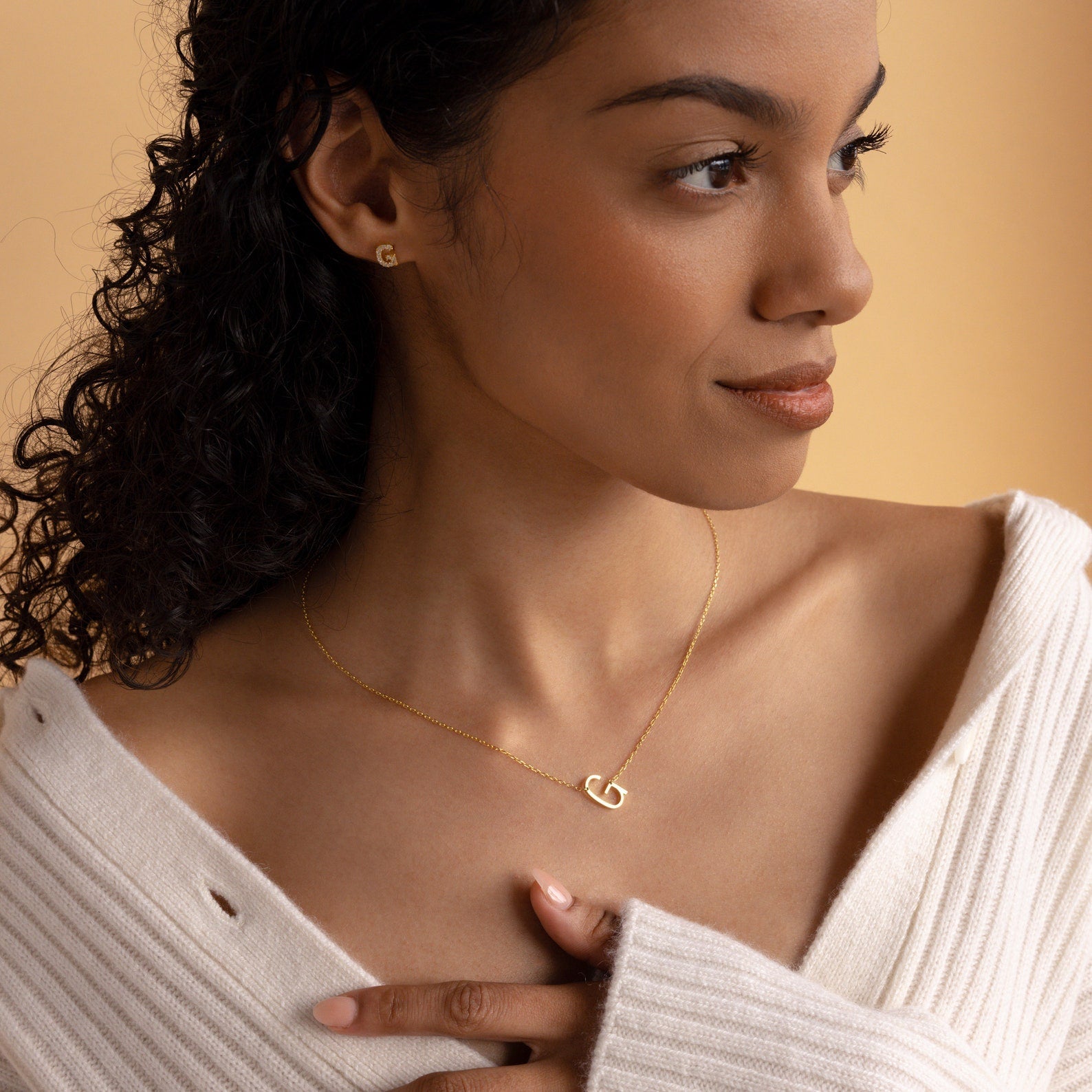 Celestial Letter Necklace