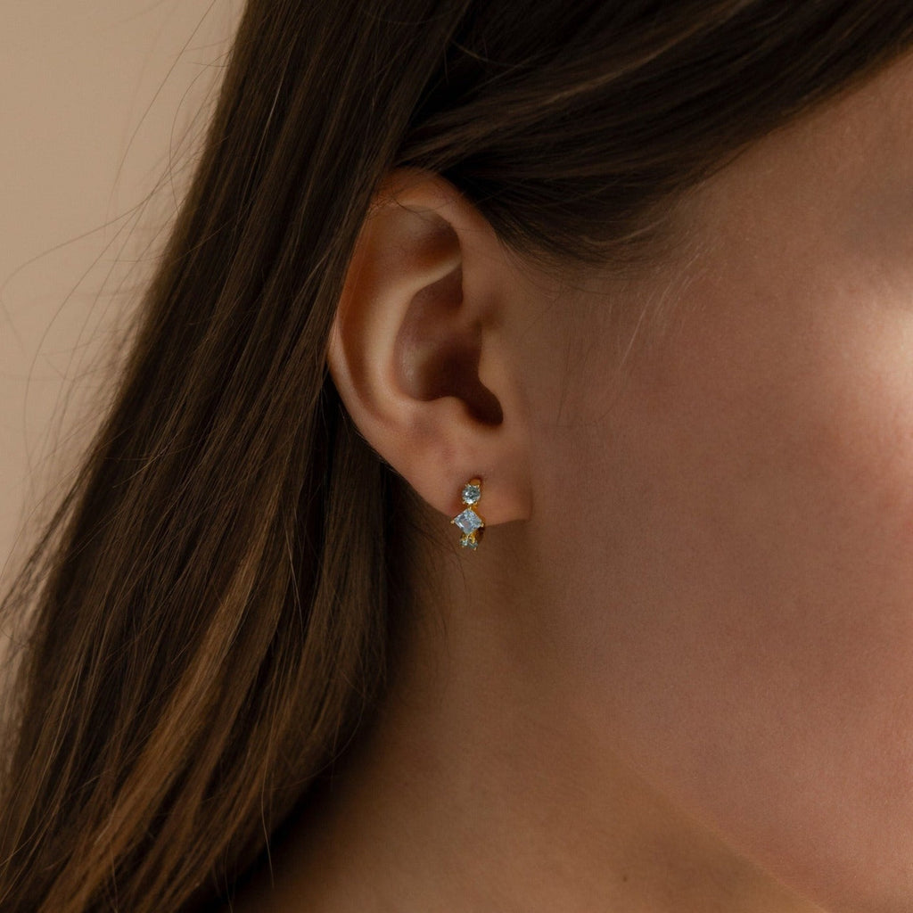 Navy Blue Earrings