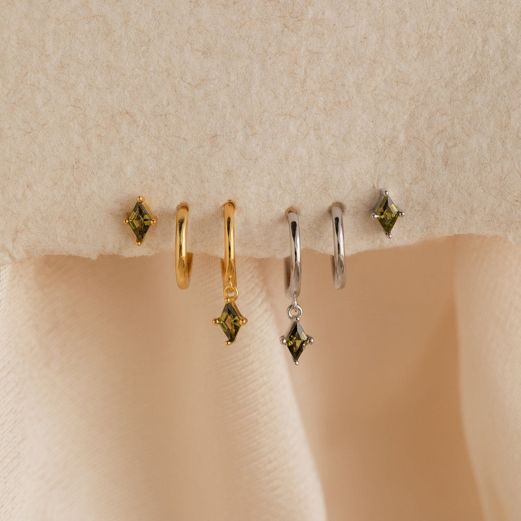 Green Breeze earring set