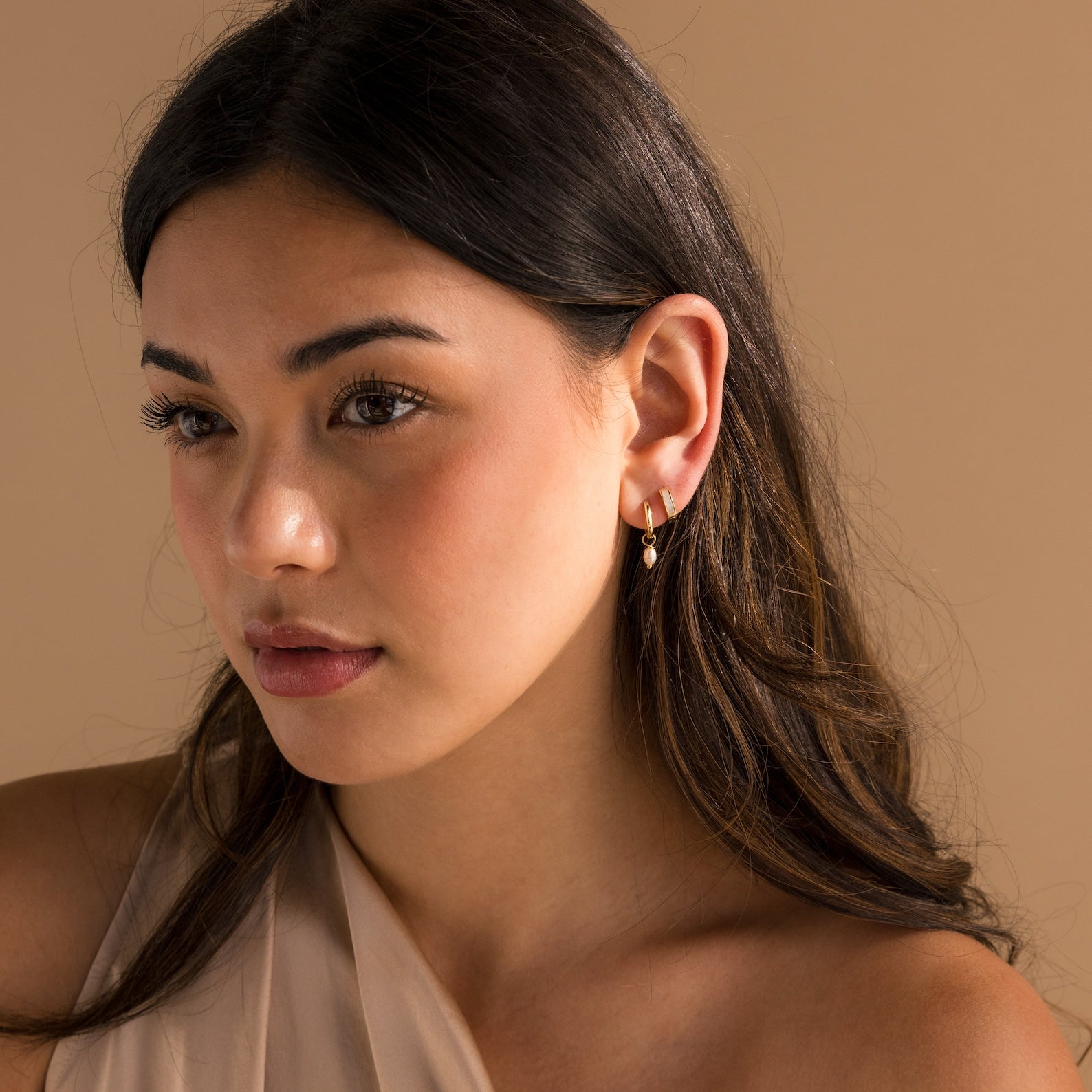 Fiona hoop earrings