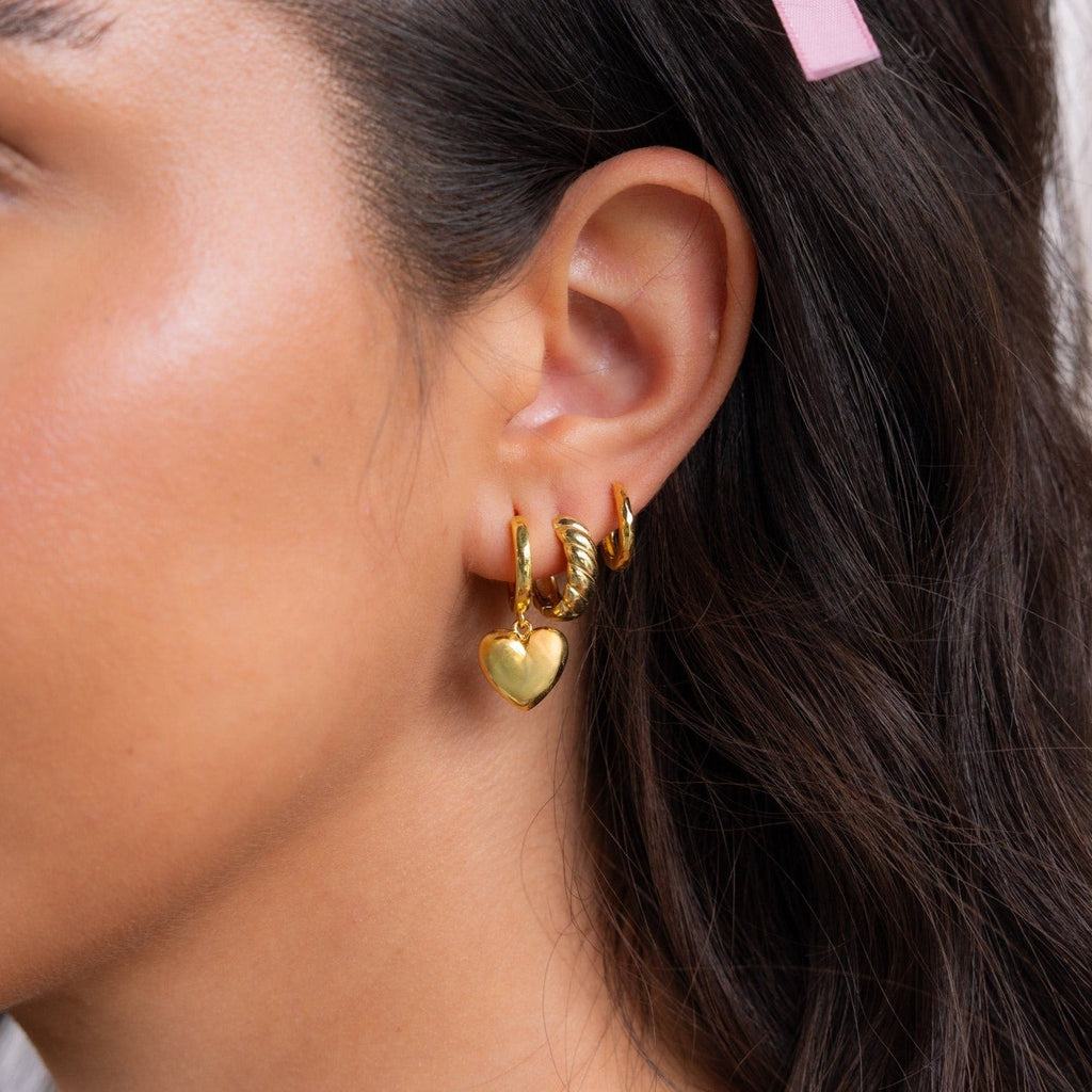 heart earrings