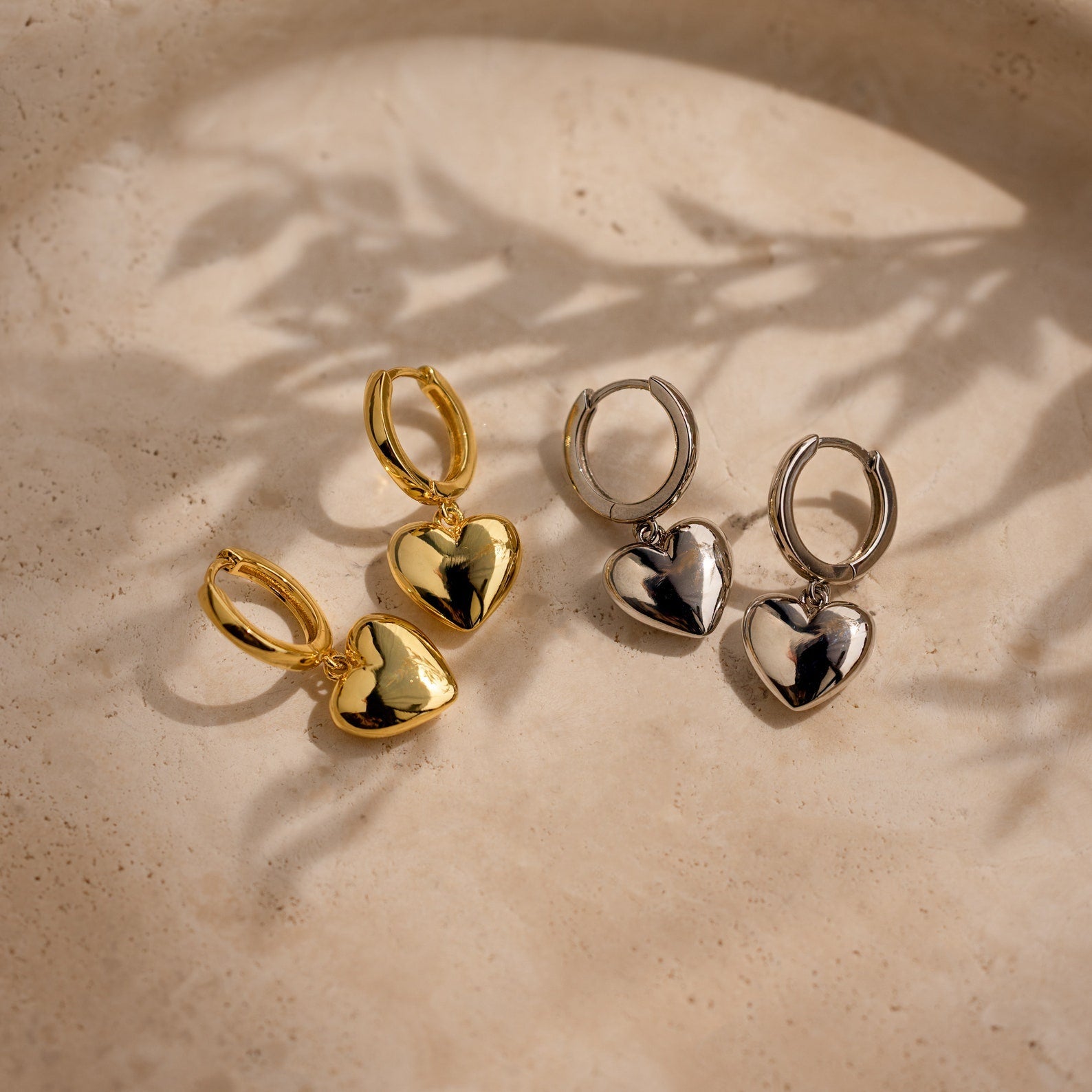 heart earrings