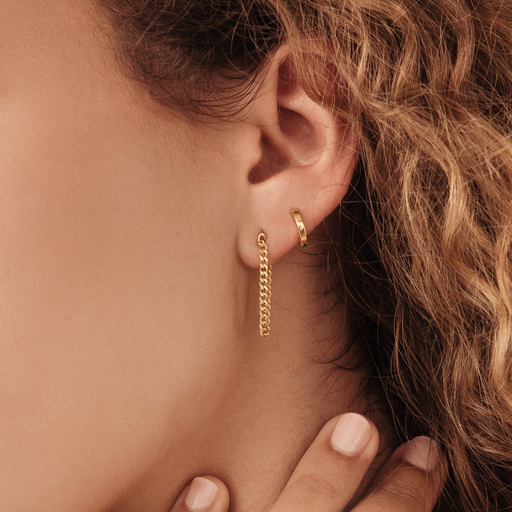 Aura hoop earrings