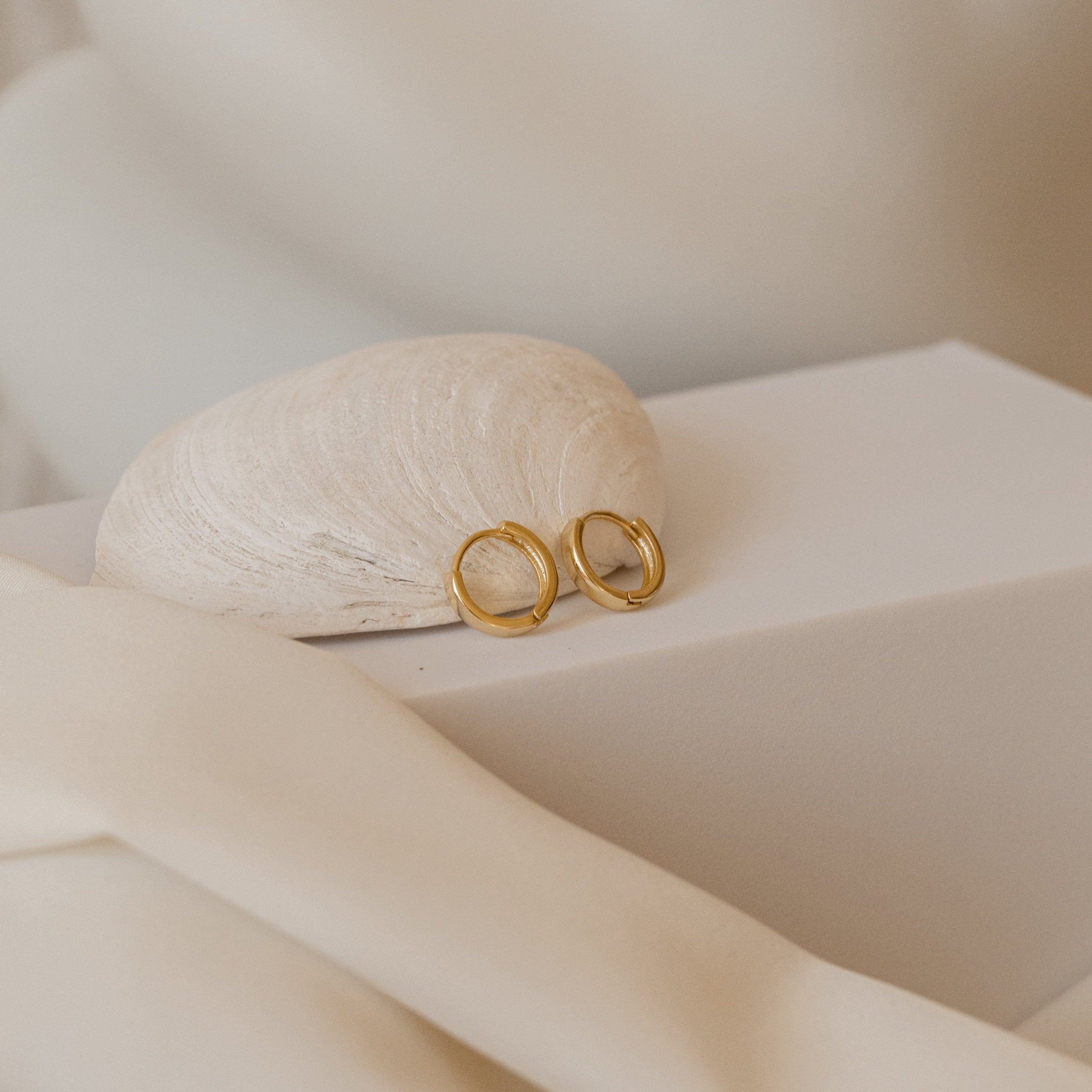 Clara classic hoop earrings