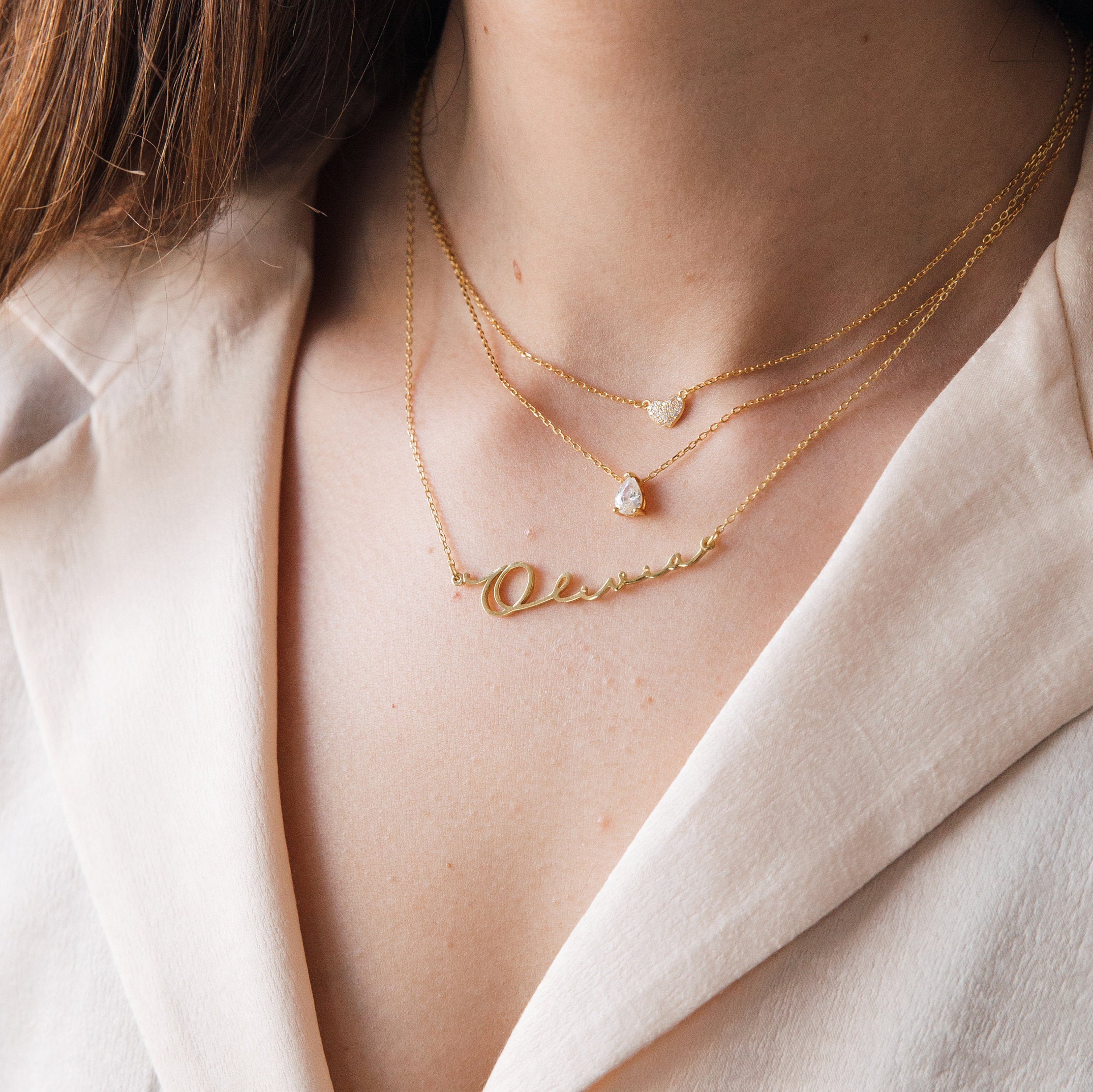 Élise diamond necklace