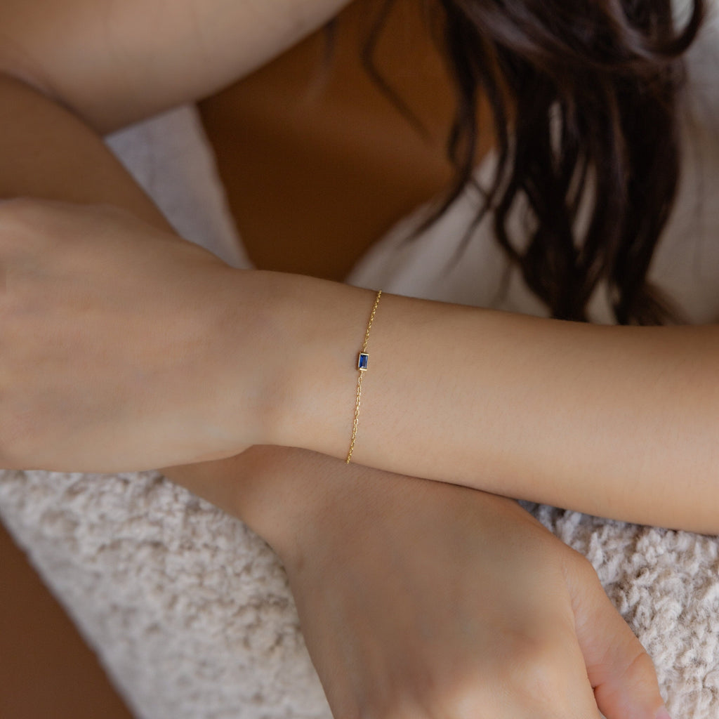Clara's birth month bracelet